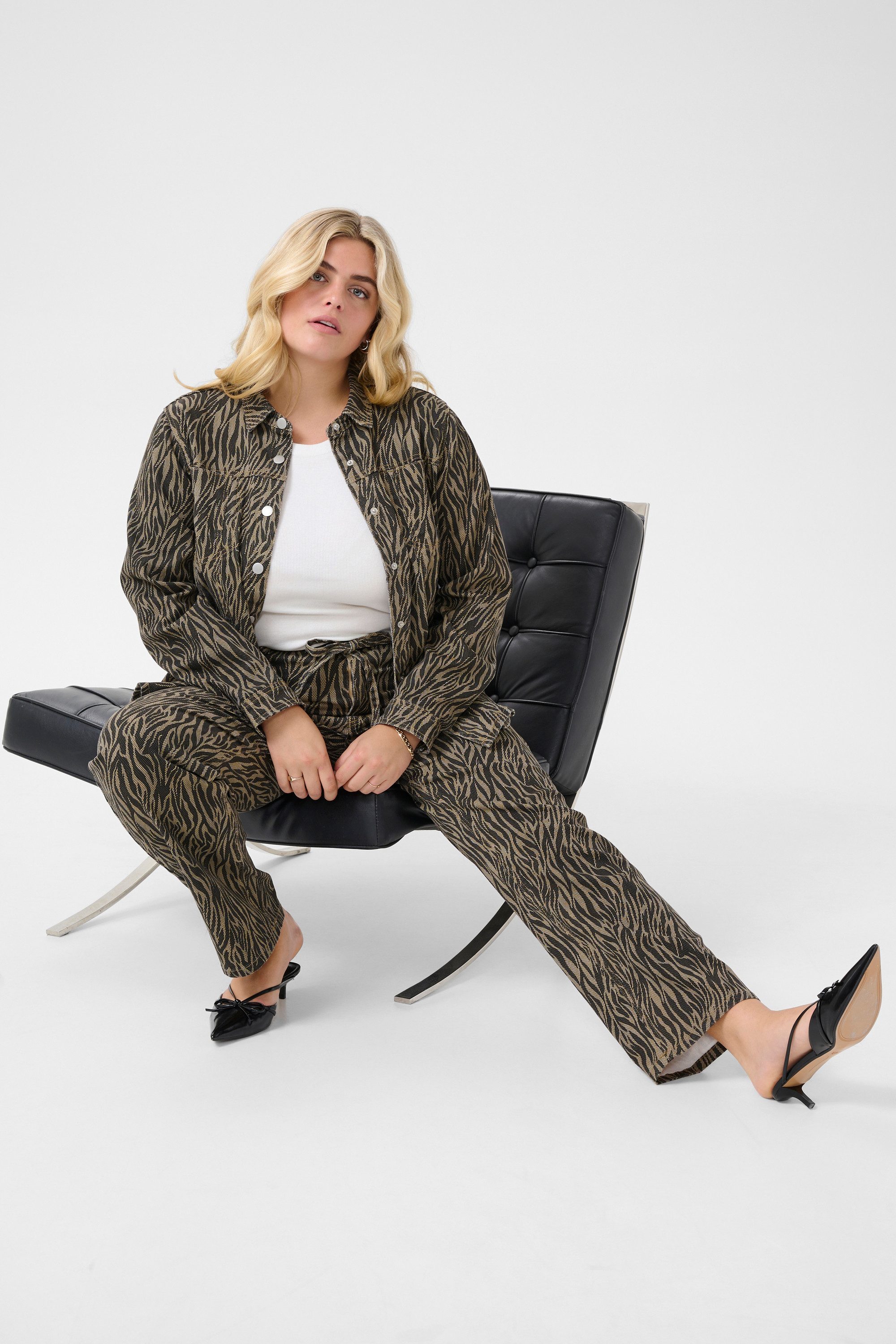 KAFFE Curve Regular-fit-Jeans Jeans KCleonoma Große Größen
