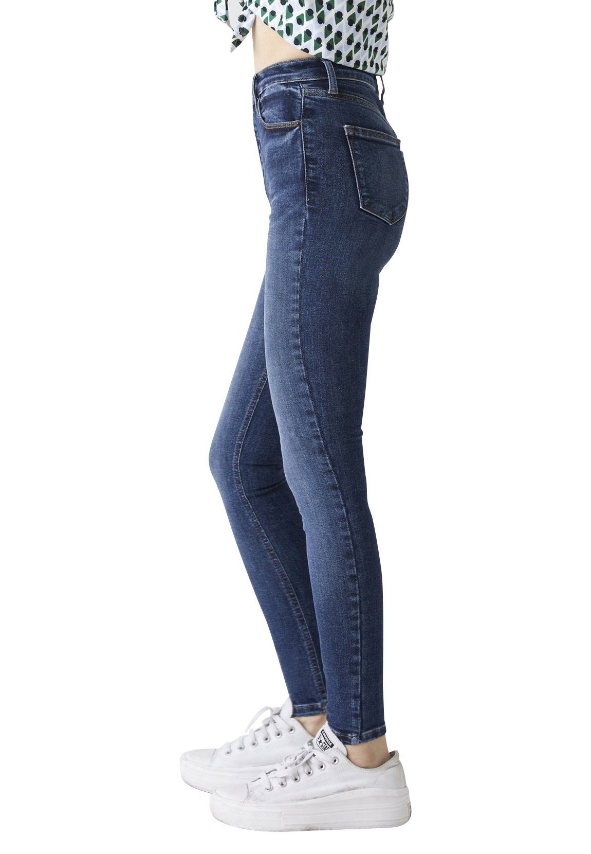 Kalina Skinny-fit-Jeans Dunkelblau X Damen LTB Safe Wash Jeans AMY Undamaged LTB