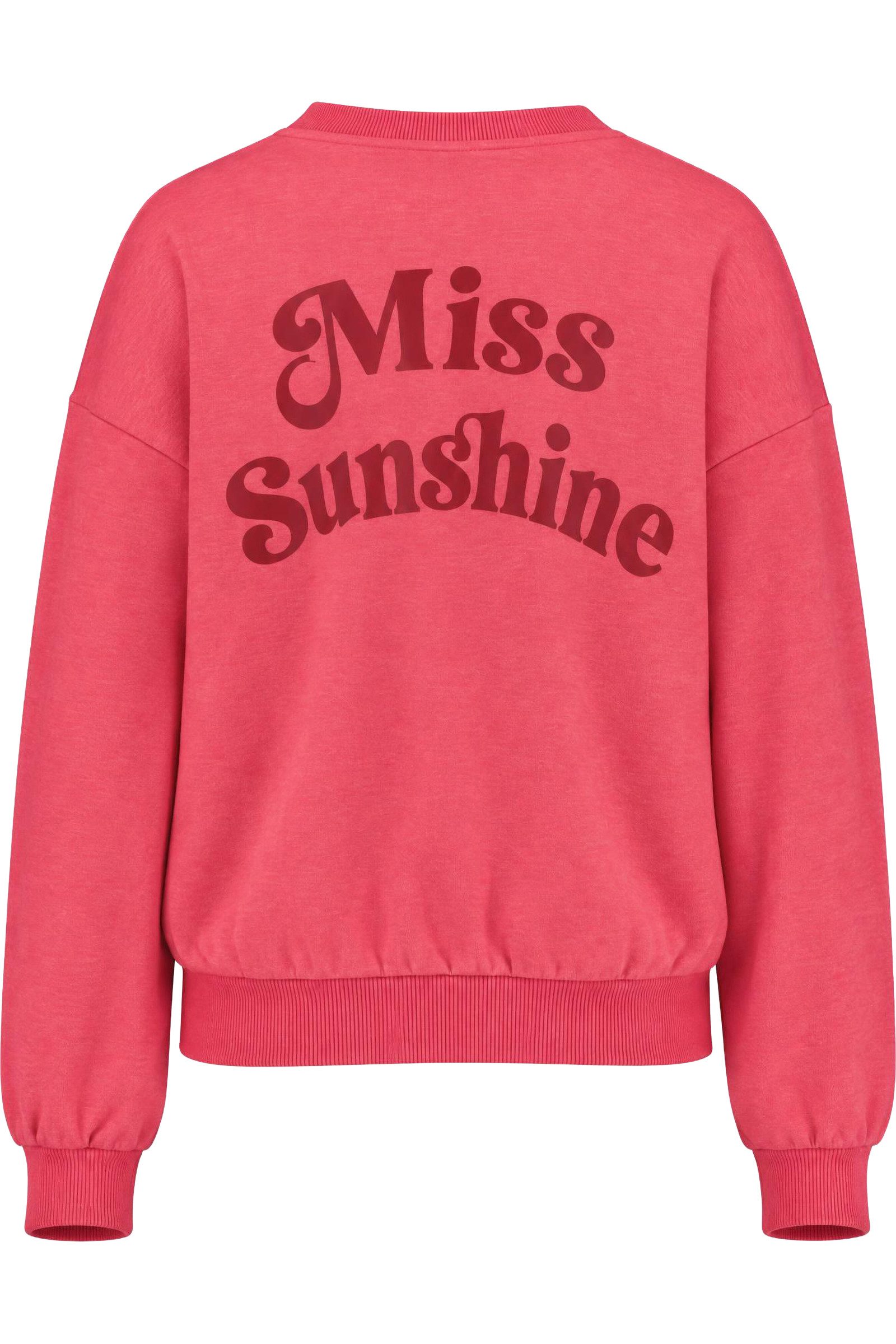 Alife & Kickin Sweatshirt Rückenprint Miss Sunshine, Relaxed Fit, gerippte Bündchen