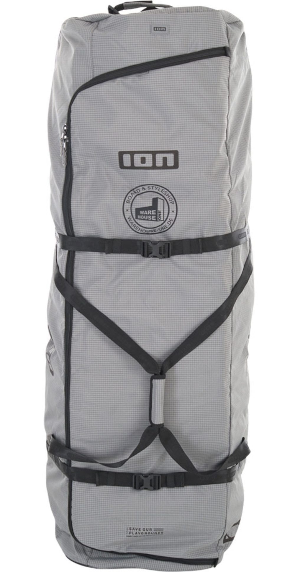 ION Kitesurf-Boardbag ION X WH1 GEARBAG CORE WHEELIE Boardbag sage grey