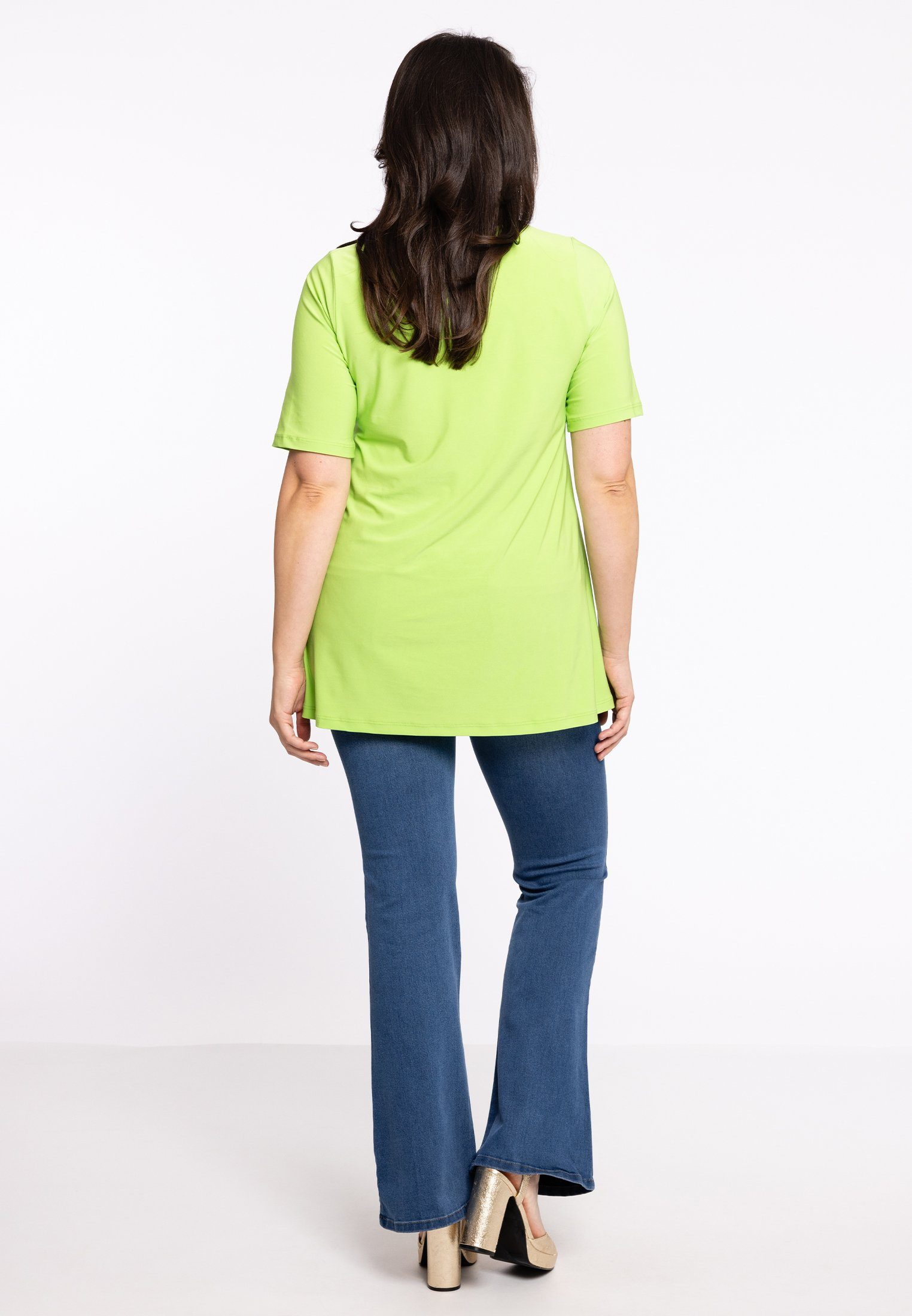 YOEK Tunika Damen T-Shirt Große Größen