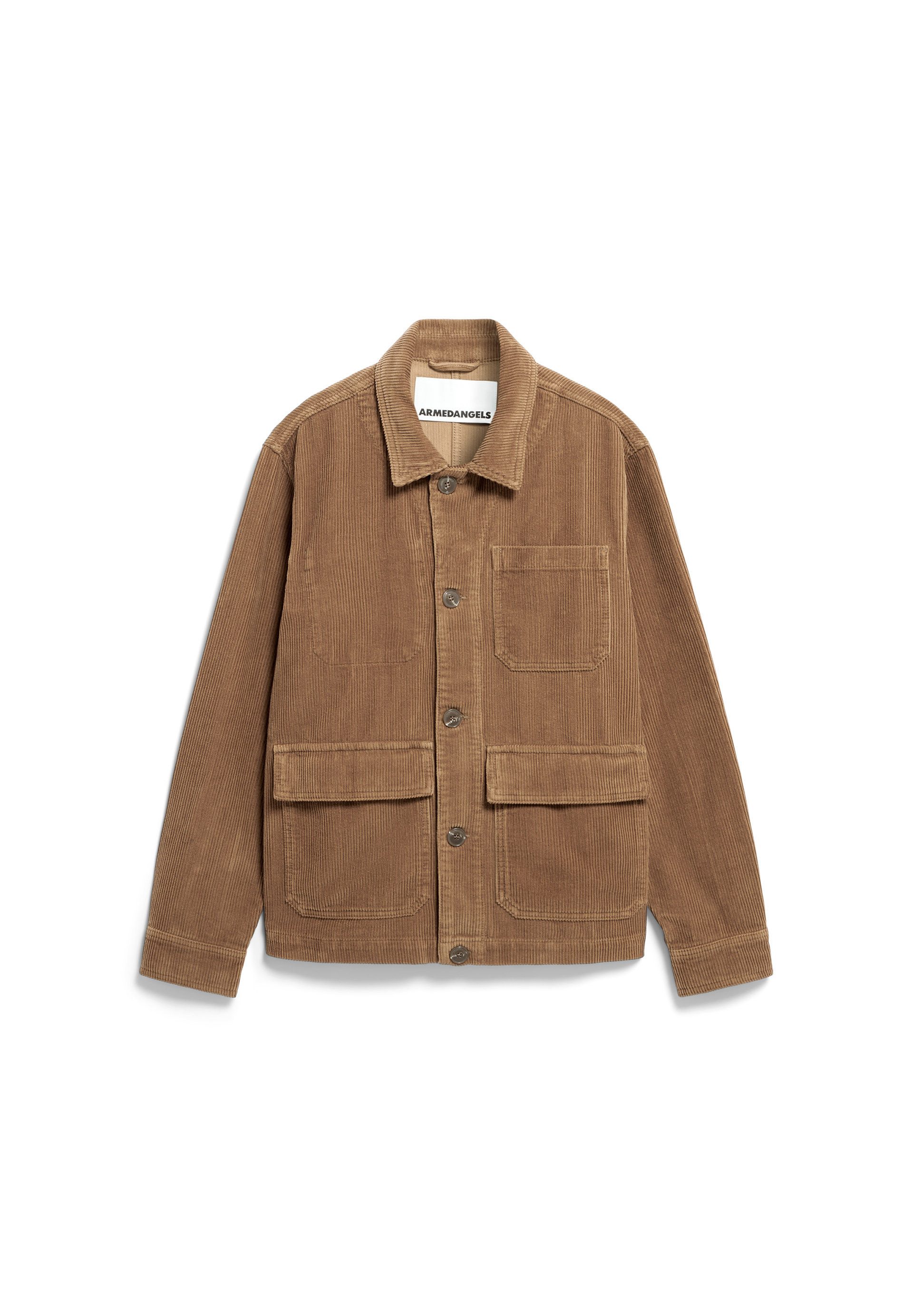Armedangels Hemdjacke AVAAN Cord Overshirt aus Bio-Baumwoll Mix Regular Fit