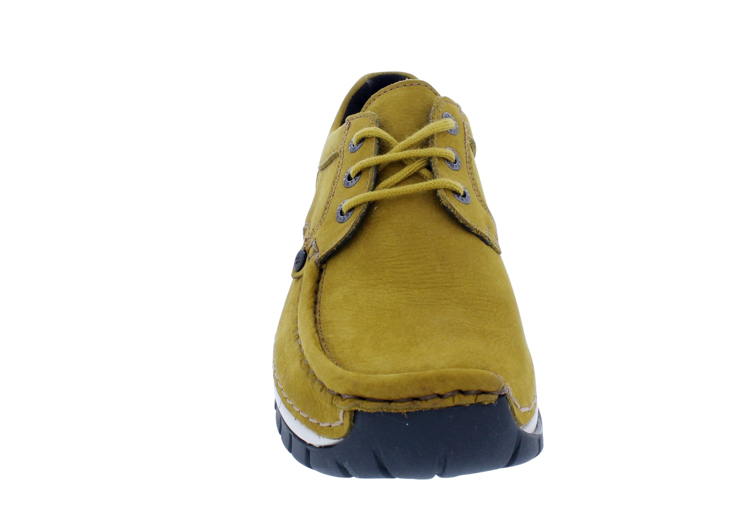 WOLKY Wolky Seamy Fly Halbschuh 0473411-940, Antique Nubuck Leather, Mustard Schnürschuh