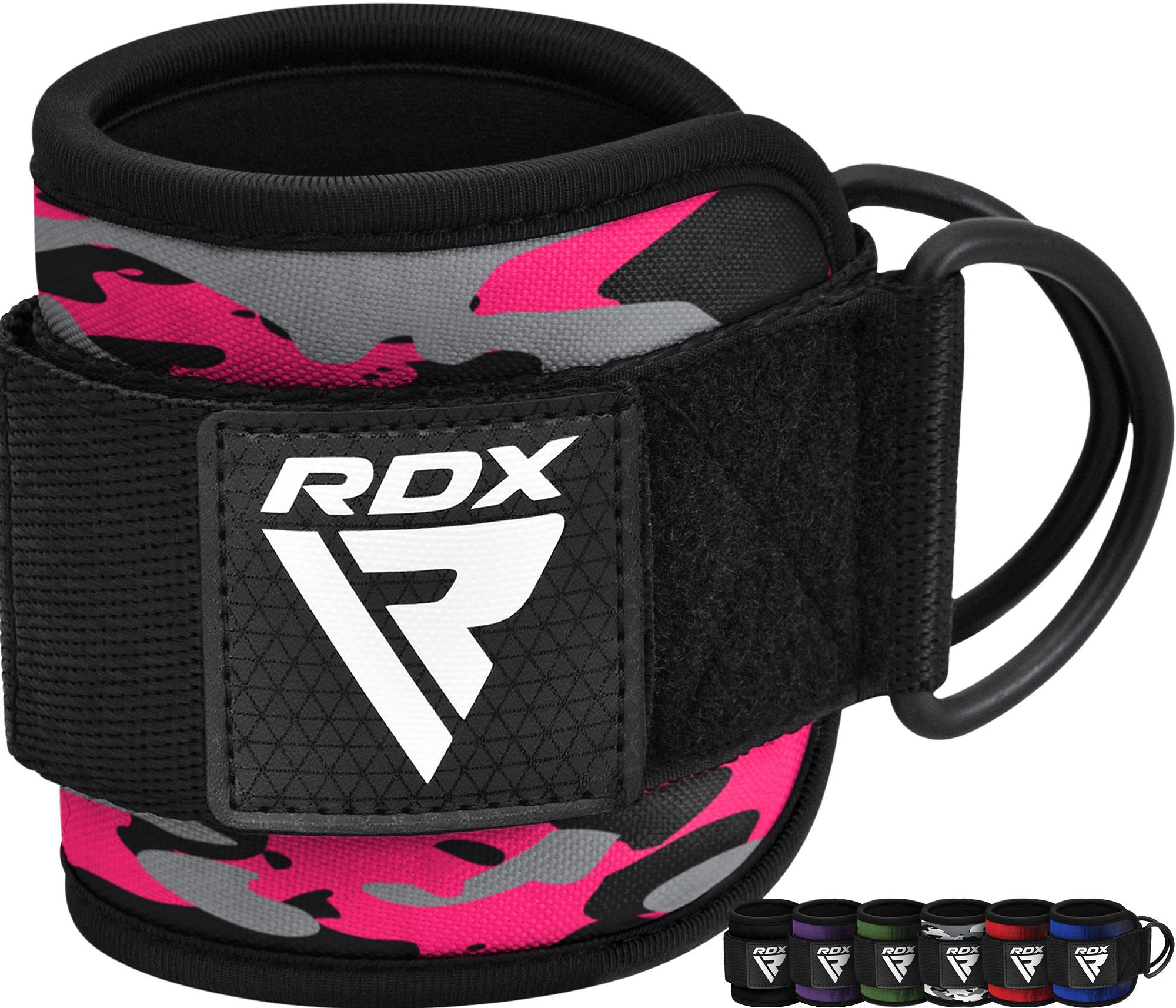 RDX Sprunggelenkorthese RDX Fußschlaufen Cable Pull gepolstert mit 2 D-Ring - Knöchelschlaufen