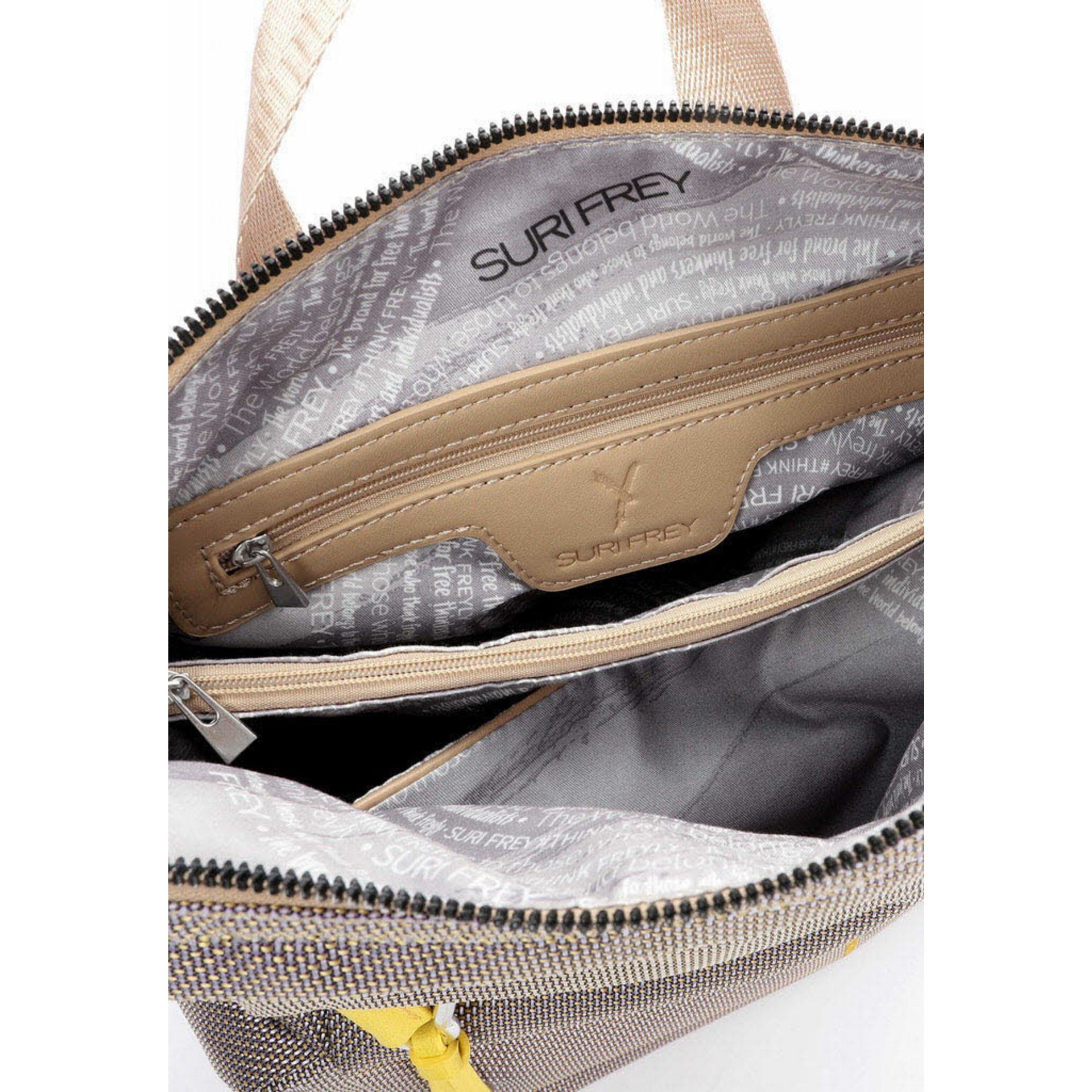 Freizeitrucksack Textil SURI sand Reiserucksack Freizeittasche Reisetasche, FREY