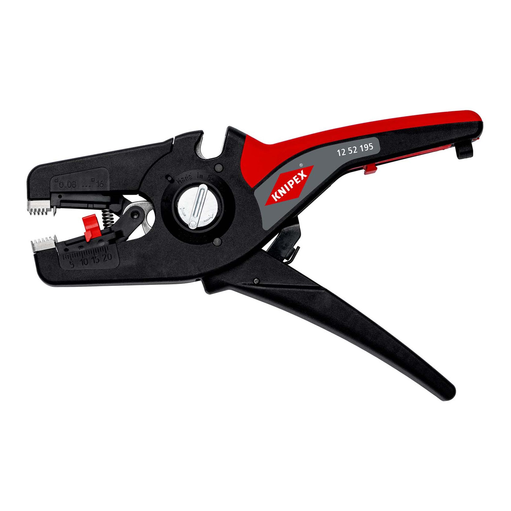 Knipex Abisolierzange KNIPEX 12 52 195 PreciStrip16® Automatische Abisolierzange 190 mm