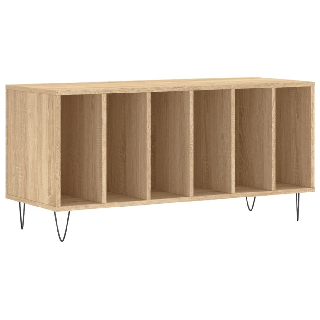 vidaXL Media-Regal Plattenschrank Sonoma-Eiche 100x38x48 cm günstig online kaufen
