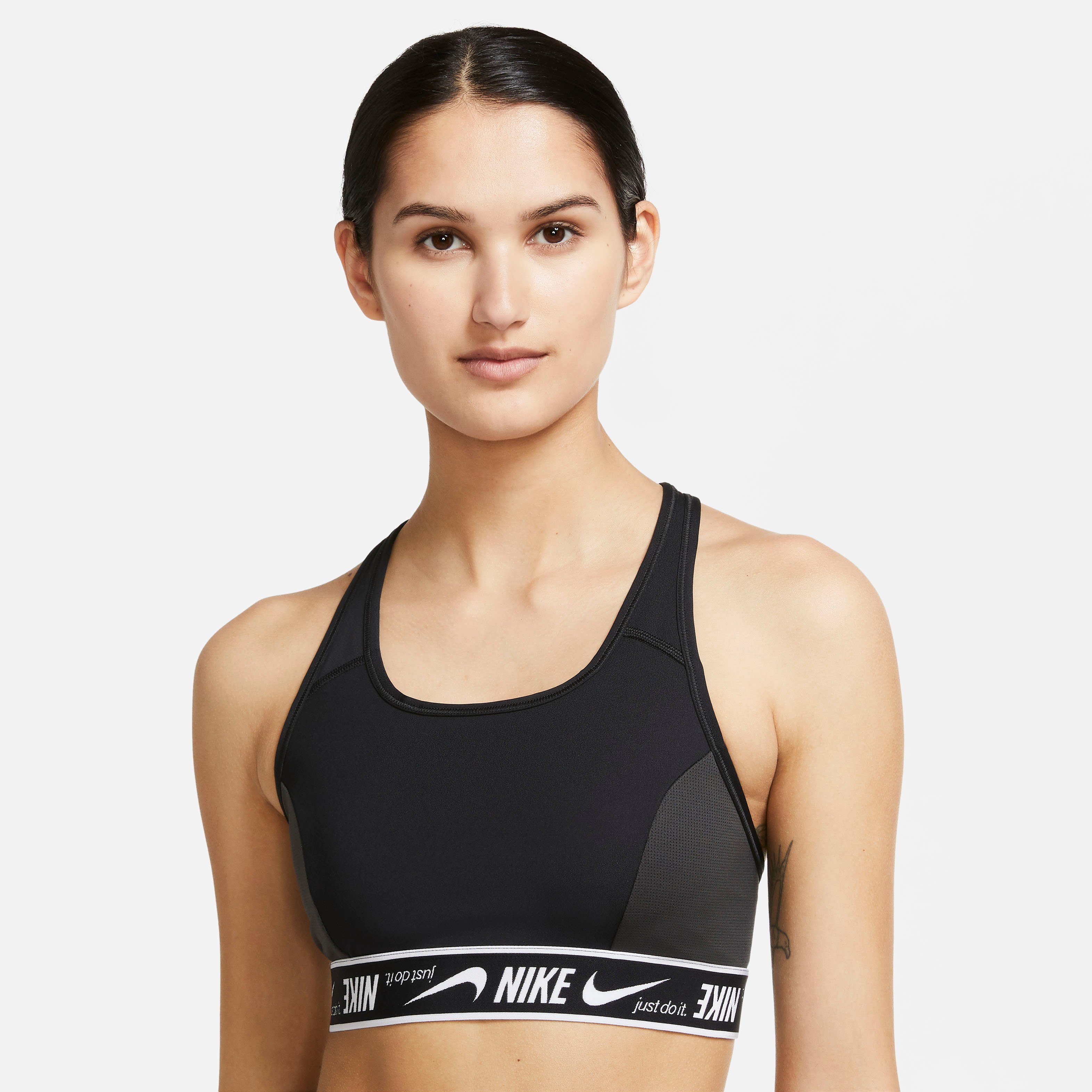 Bra Swoosh Padded Nike Sports Medium-Support Dri-FIT Sport-BH Women's