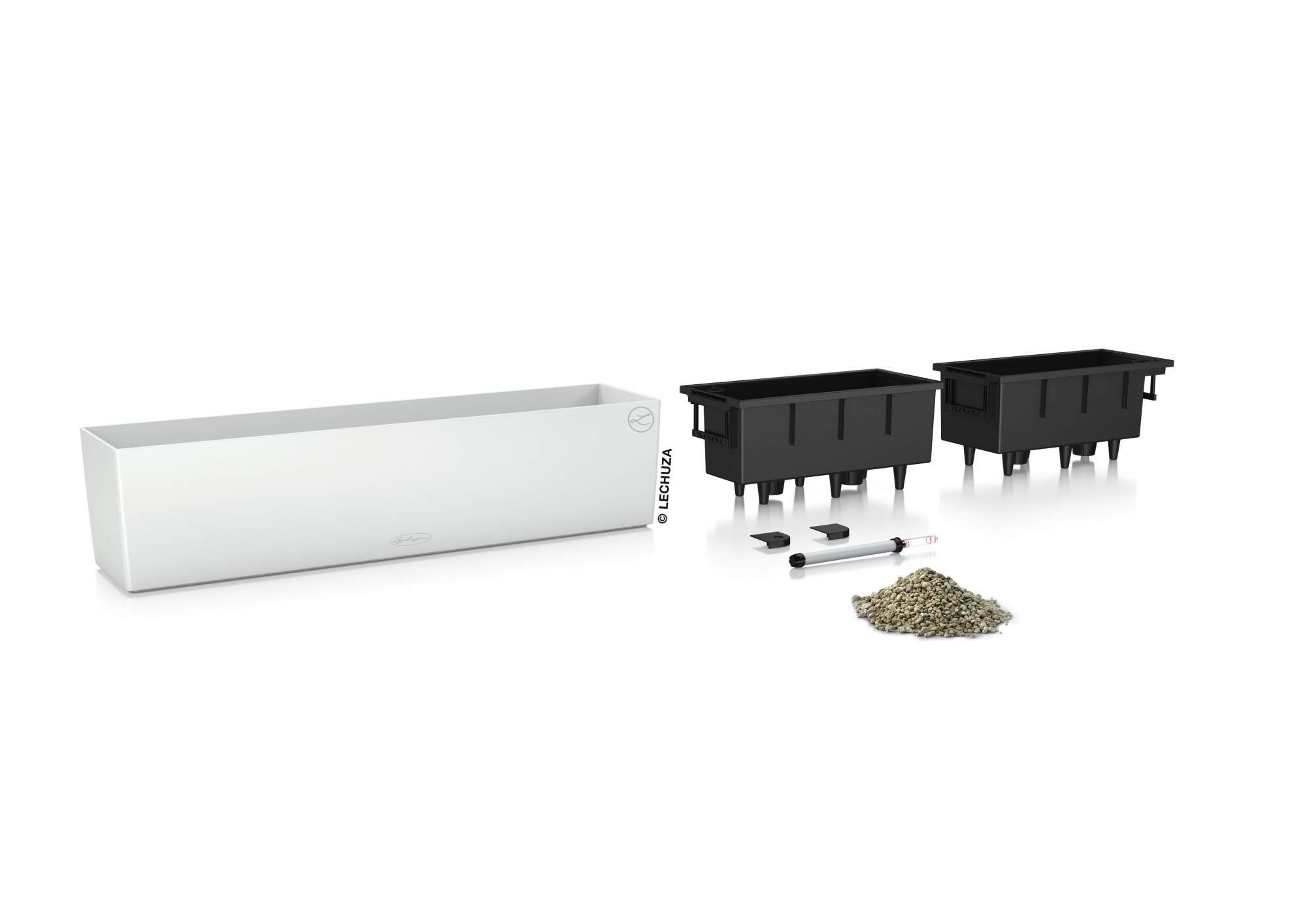 Lechuza® Balkonkasten Balconera Color 80 weiß günstig online kaufen