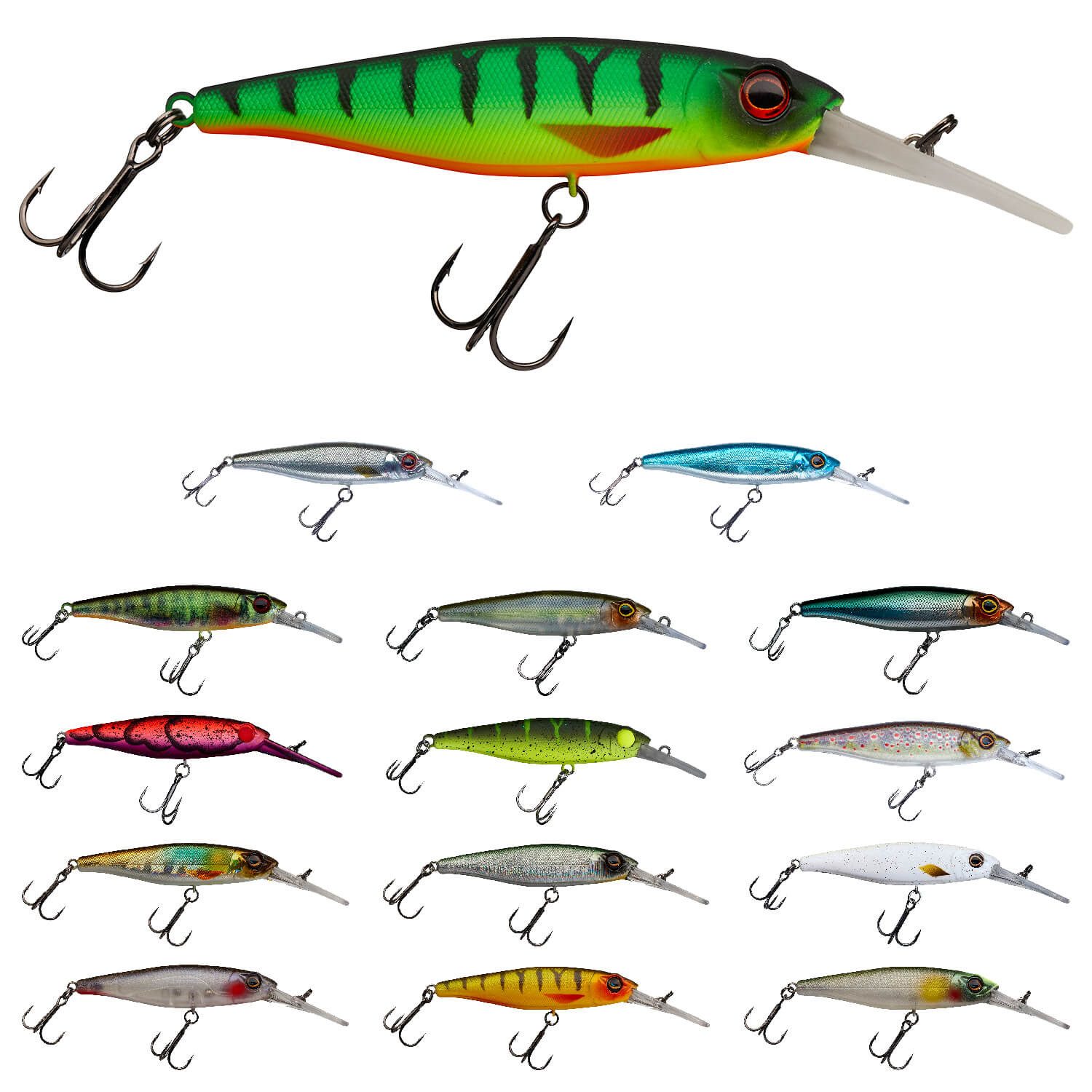 Illex Kunstköder Illex Twitch Flesh Longbill Minnow, (1-St)