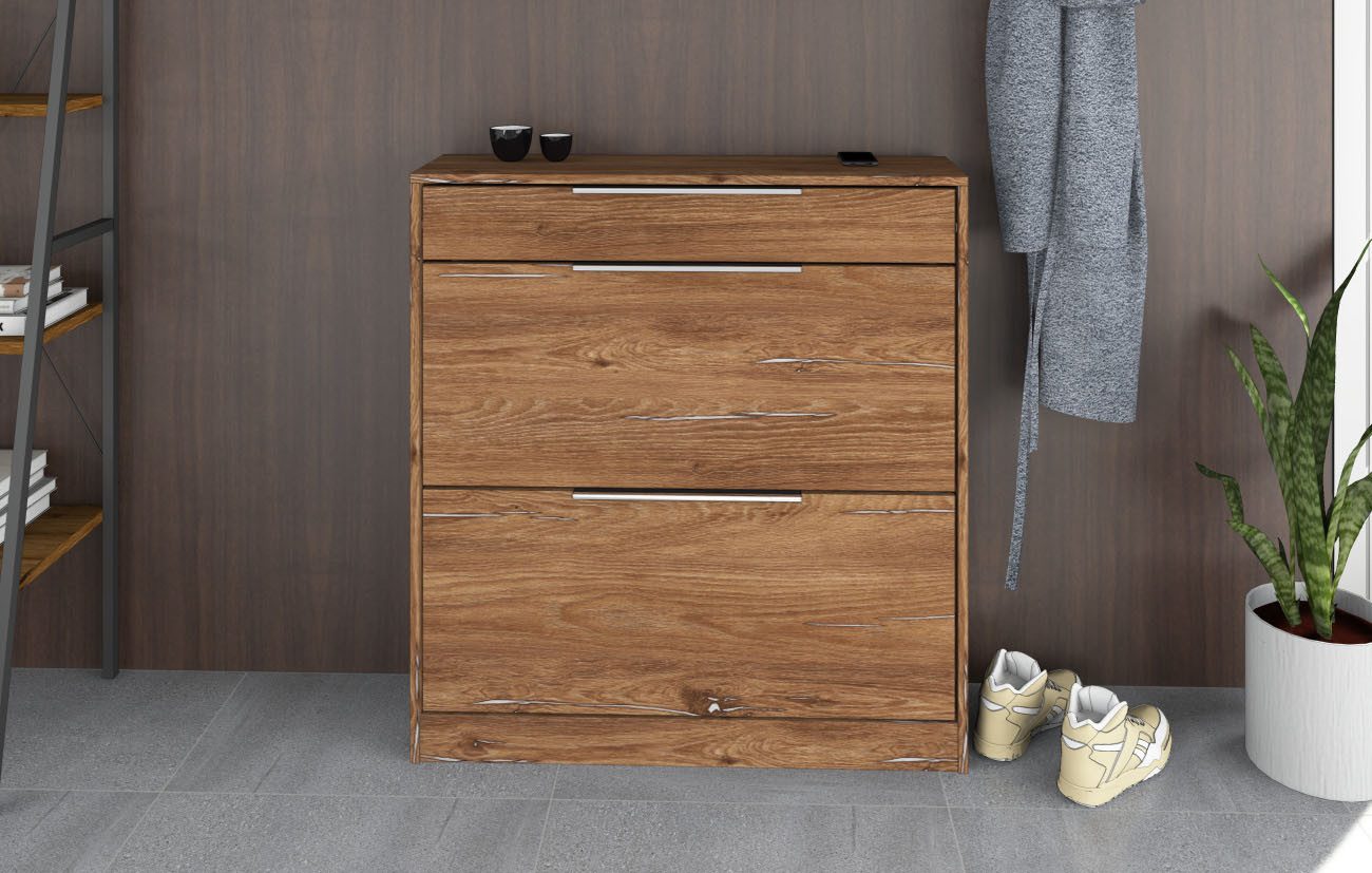 borchardt Möbel Schuhschrank Oliva Stehende Montage, Wandmontage & Glasböden unter Mehr aus der Serie