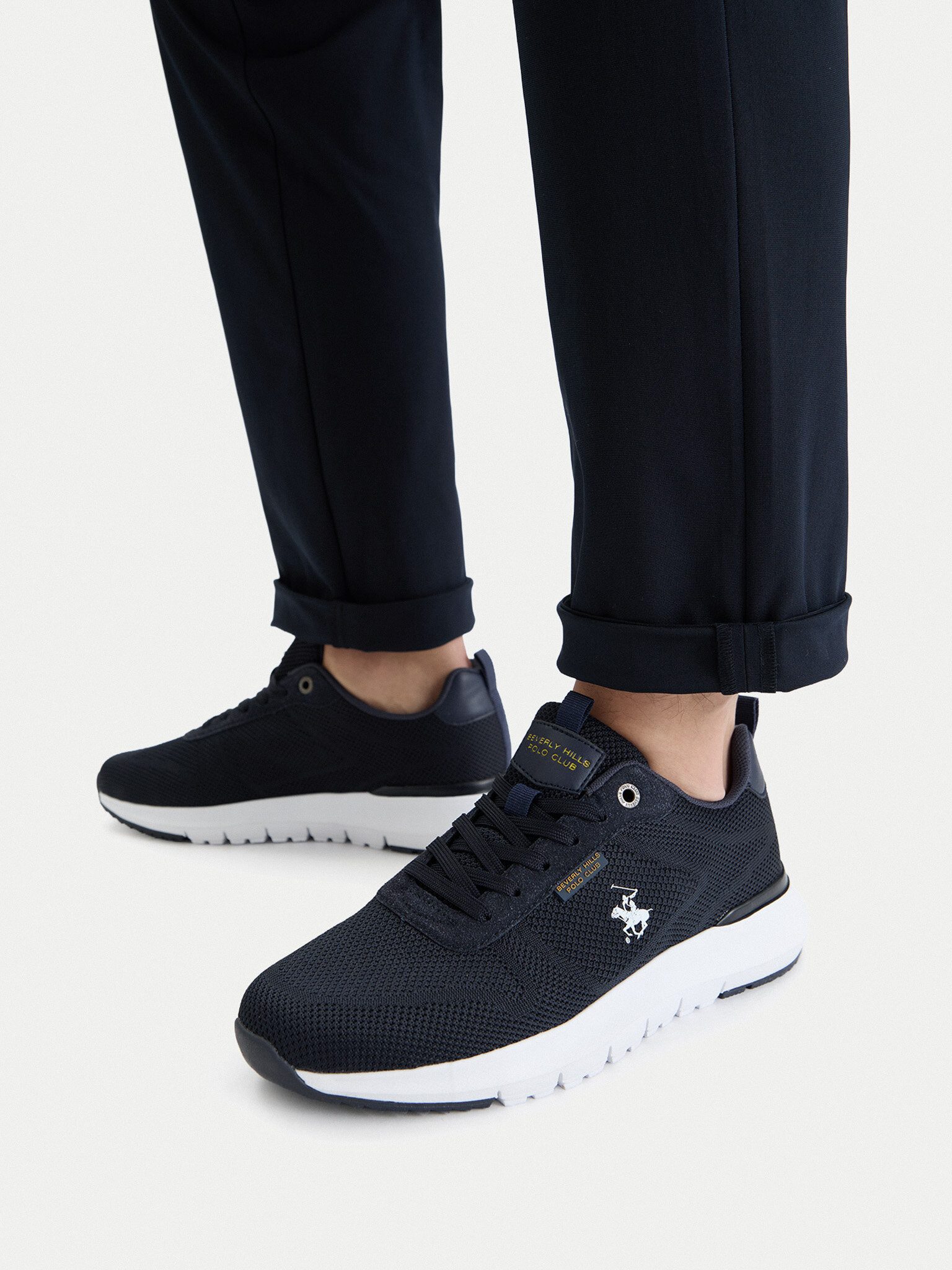 BEVERLY HILLS POLO CLUB Beverly Hills Polo Club Herren-Sneakers Marineblau günstig online kaufen