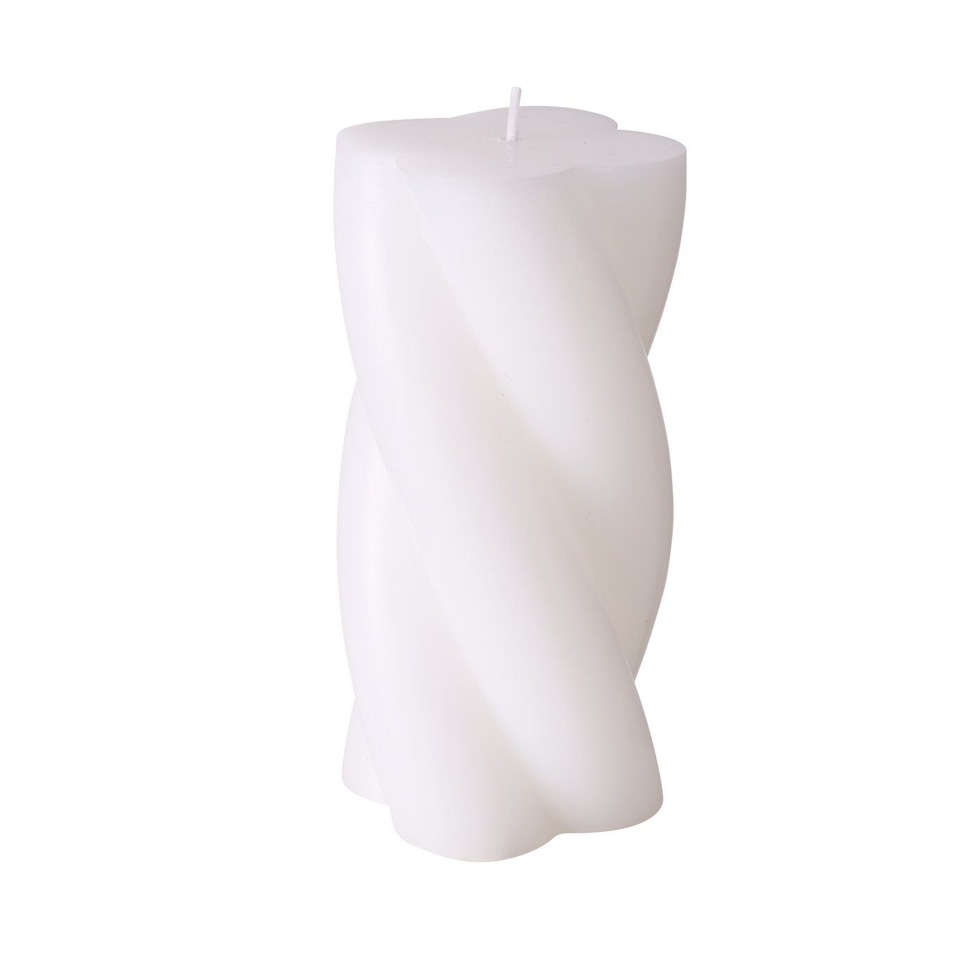BOLTZE Stumpenkerze Kerze, Ø 7 cm, 14 cm hoch, Beige oder Hellbraun oder Weiß, 1 Stück
