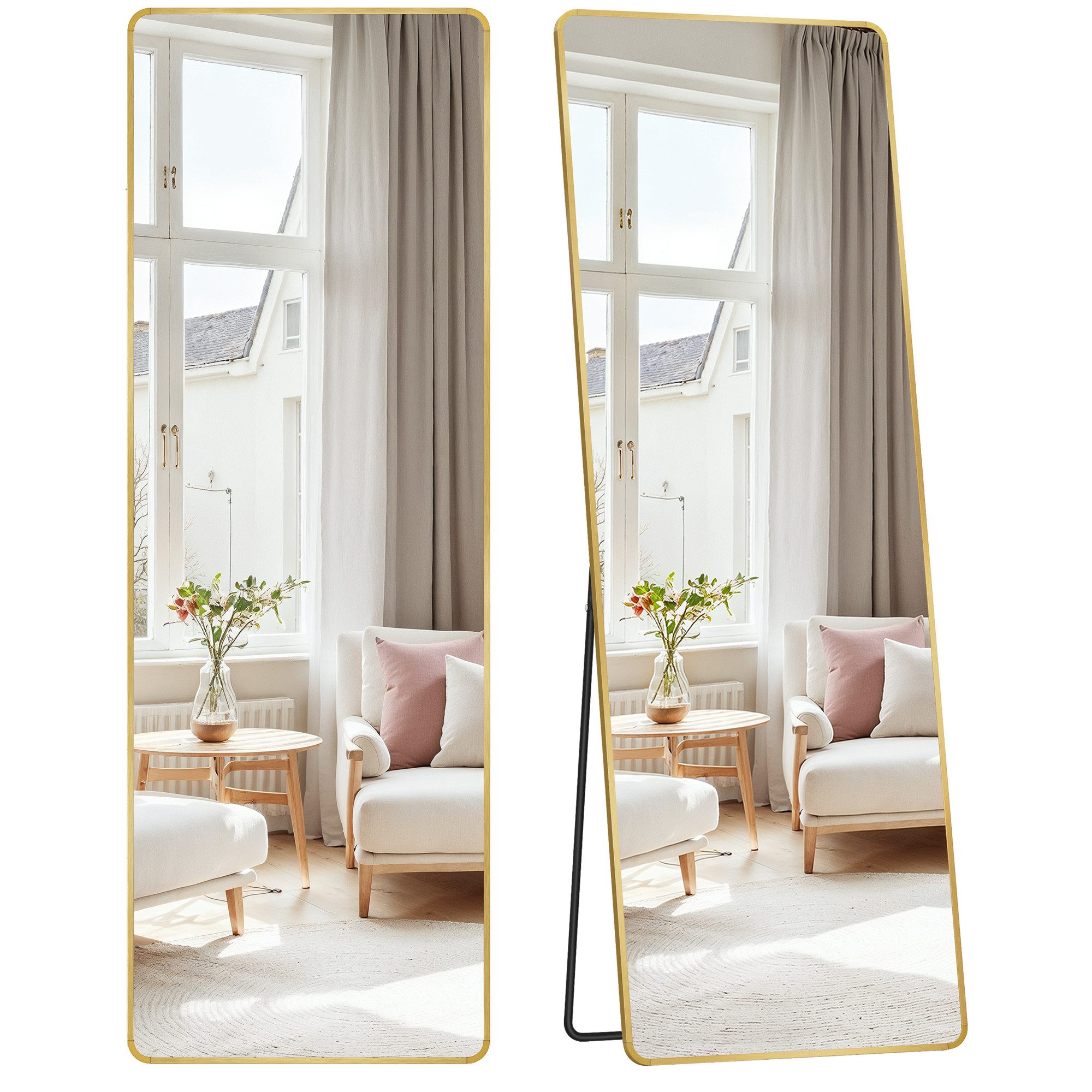 SONGMICS Standspiegel, Ganzkörperspiegel, 160 x 50 günstig online kaufen