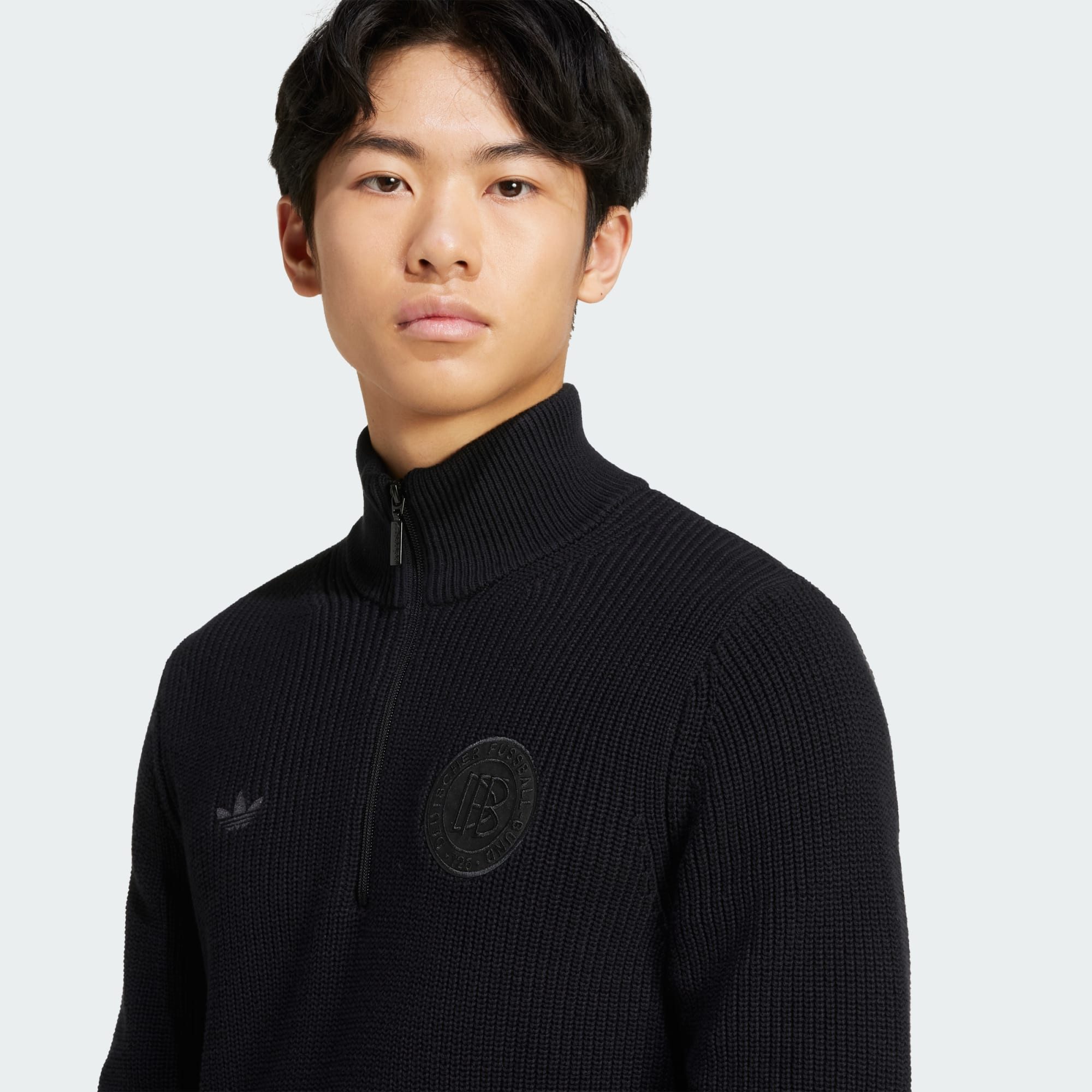adidas Originals Sweatshirt DFB ANNIVERSARY HALF-ZIP KNIT SWEATSHIRT (1-tlg)