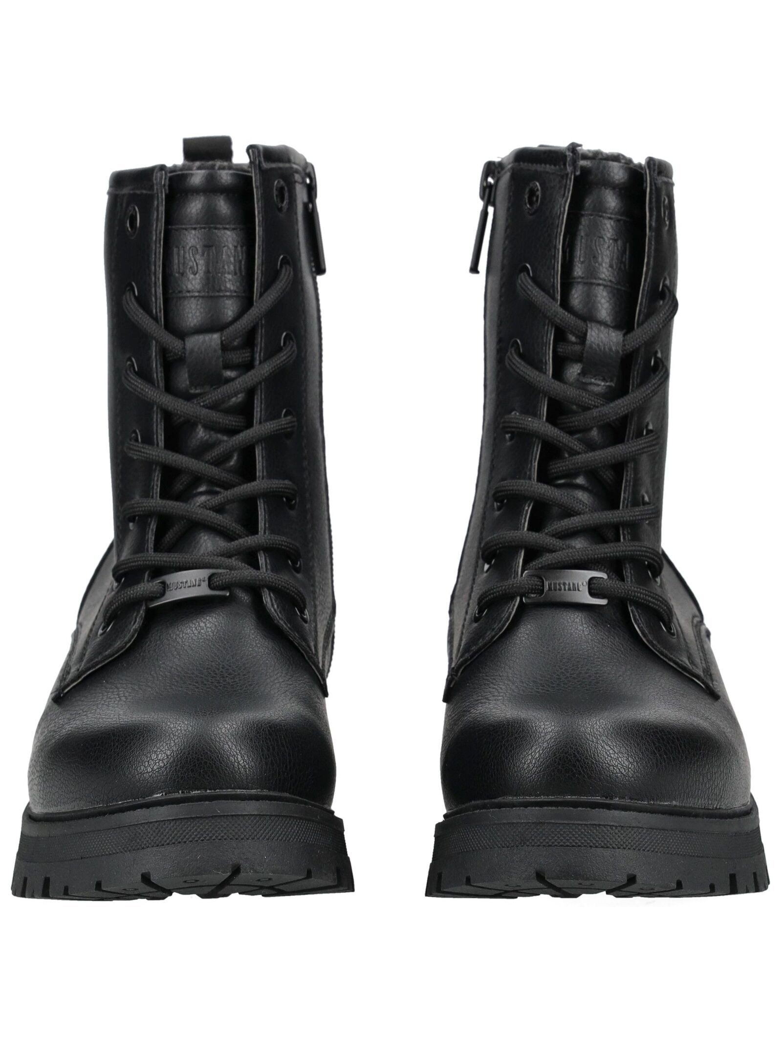 Mustang Shoes Mustang Shoes Stiefelette Lederimitat/Textil Schnürstiefelette