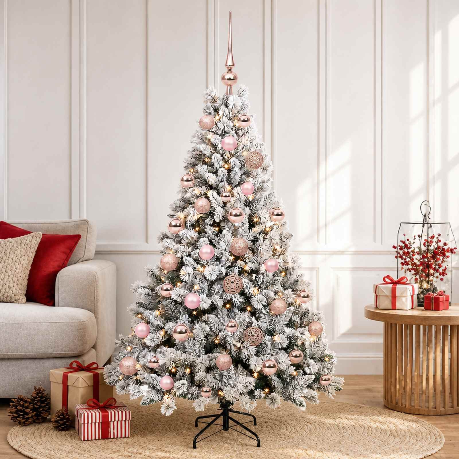 vidaXL Künstlicher Weihnachtsbaum 110 x 150 cm Künstlicher Weihnachtsbaum mit Weihnachtskugel 150 cm 150