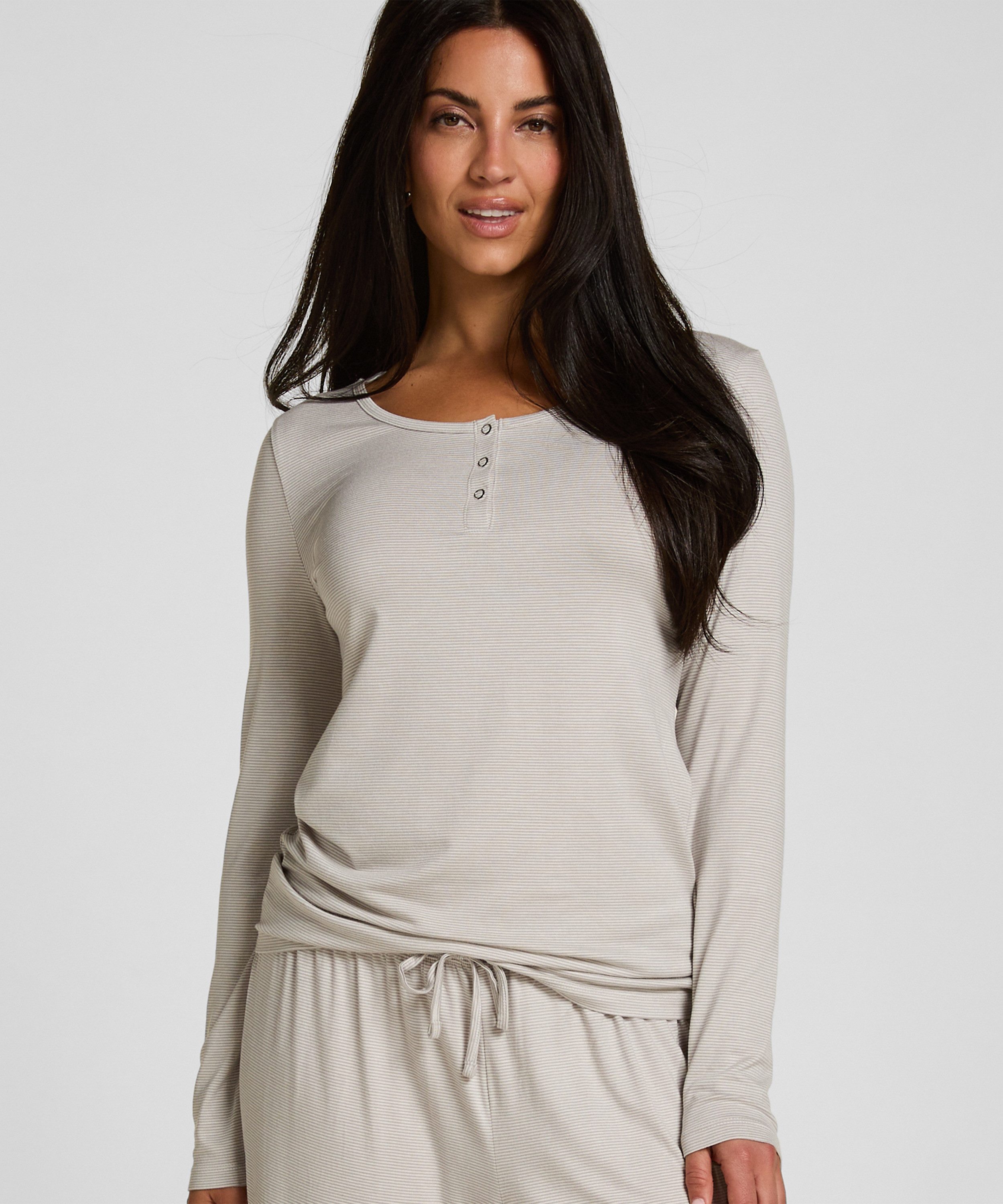 Hunkemöller Pyjama Pyjama Top Thin Stripe