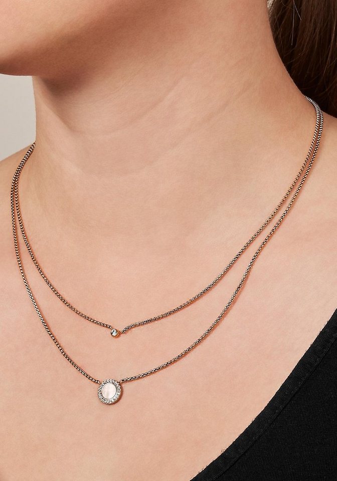 Fossil Kette mit Anhänger CLASSICS, JF0... Fossil Kette mit Anhänger CLASSICS, JF0...