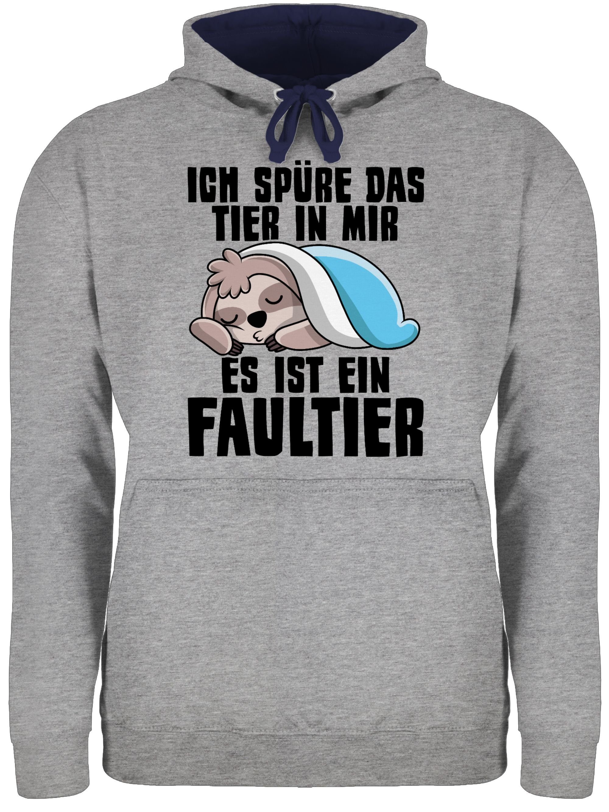 Shirtracer Hoodie »Ich spüre das Tier in mir, es ist ein Faultier