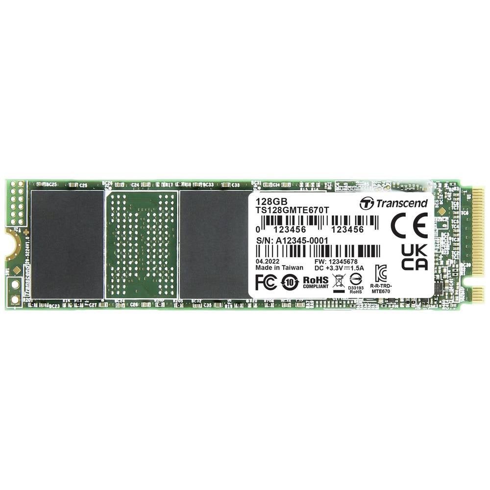 Transcend MTE670T M.2 2280 SSD 128GB TS128GMTE670T SSHD-Hybrid-Festplatte