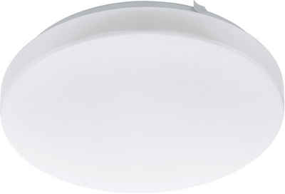 EGLO Deckenleuchte FRANIA, LED fest integriert, Warmweiß, weiß / Ø28 x H7 cm / inkl. 1 x LED-Platine (10W) / warmweißes Licht