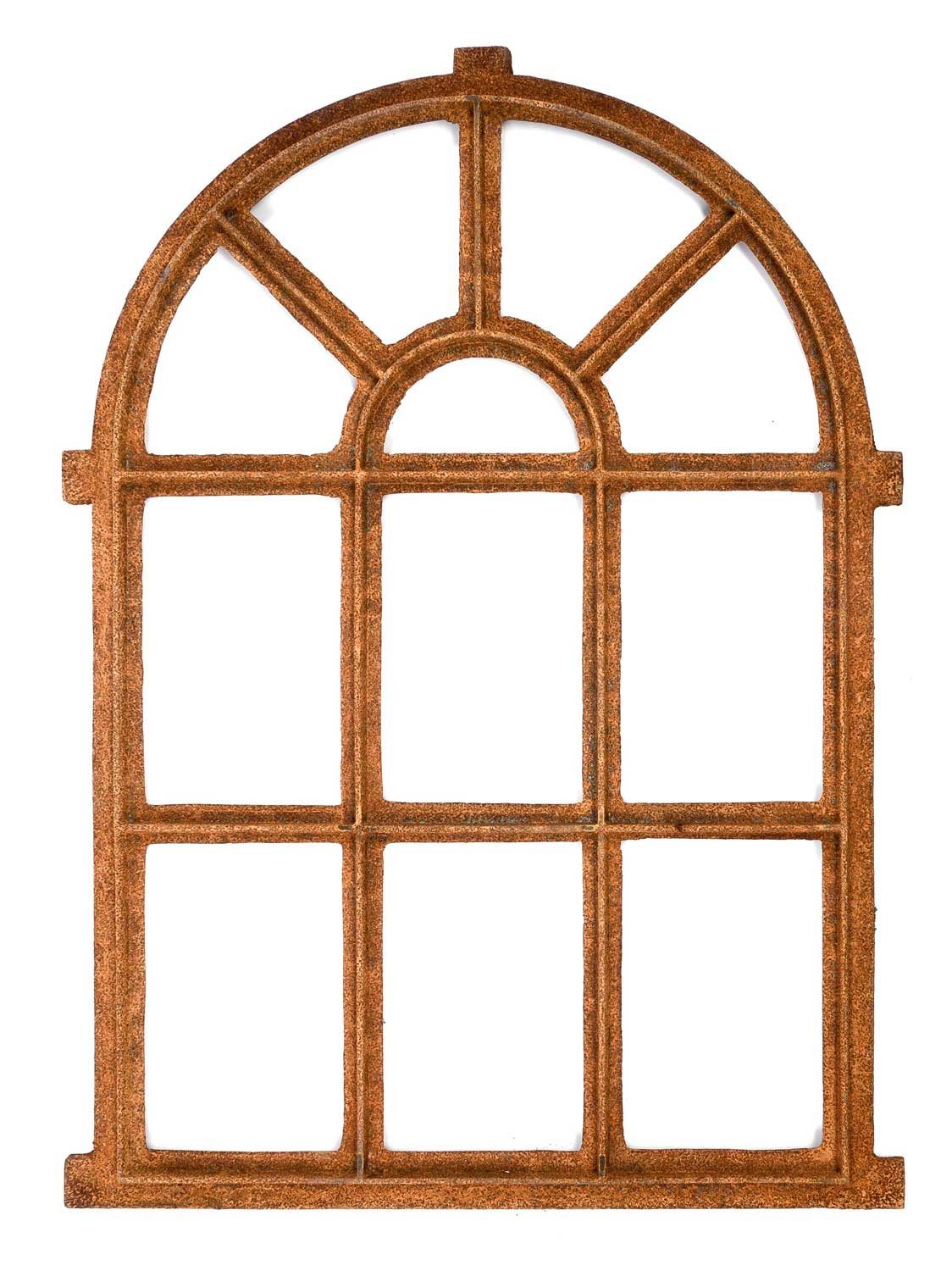 Dekoobjekt Nostalgie Stallfenster Fenster 94cm Eisen Eisenfenster Scheune Rost an