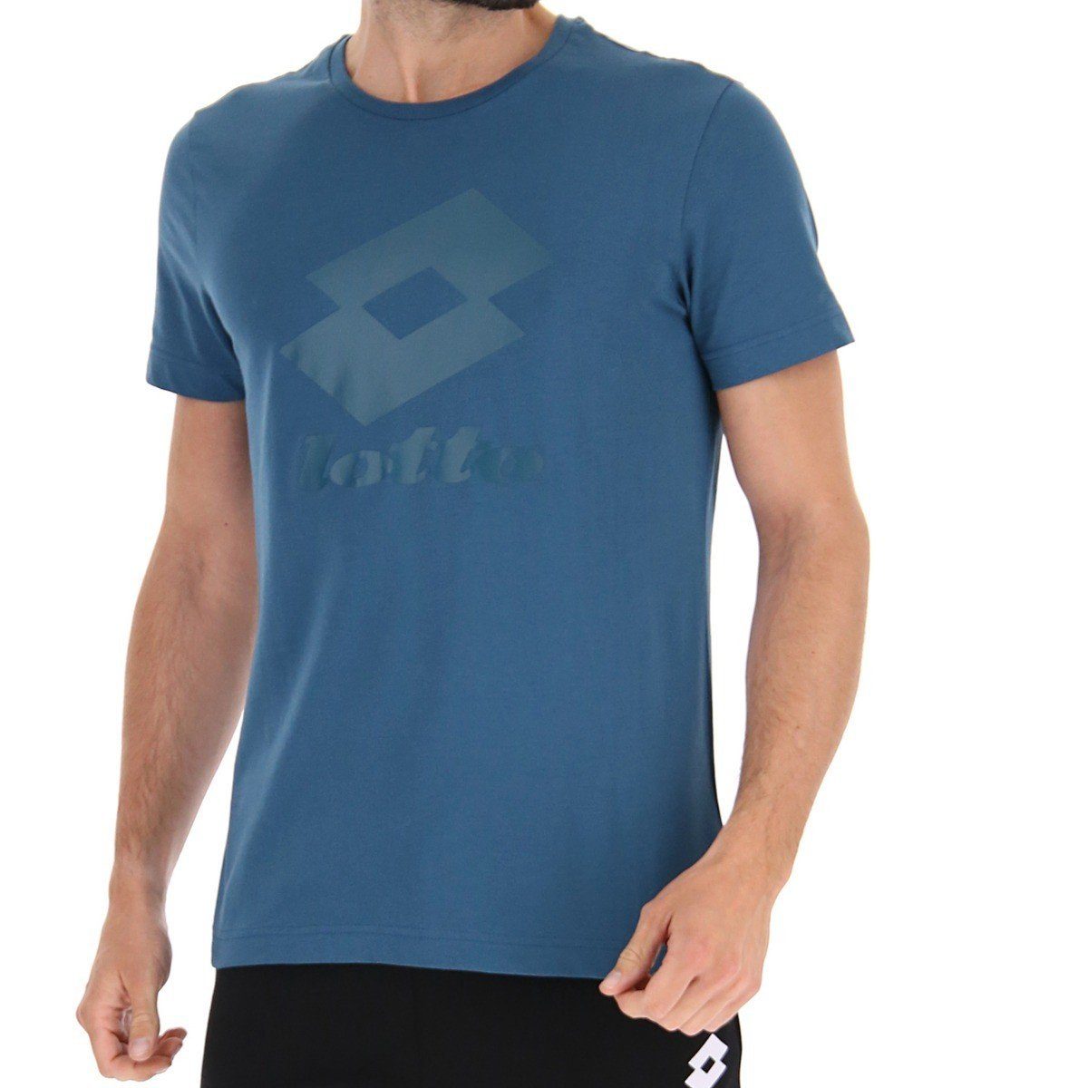 lotto T-Shirt Herren Rundhals T-Shirt Kurzarm - 217609 Smart III Tee Blau