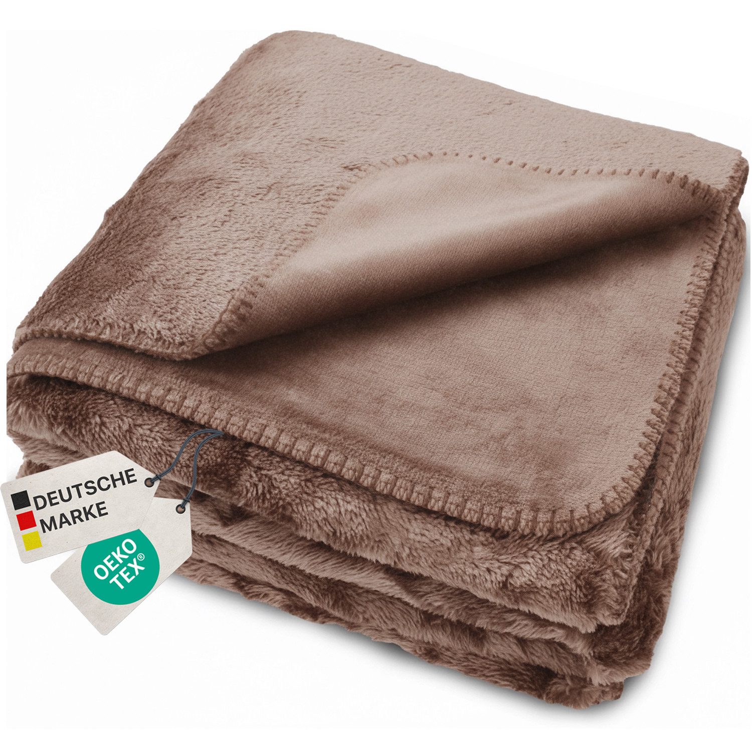 Wohndecke Kuscheldecke CozyLuxus 150x200 Luxus Wohndecke für Couch & Sofa, günstig online kaufen