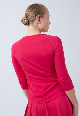 SPORTKIND Funktionsshirt Tennis 3/4 Longsleeve Shirt Mädchen & Damen pink