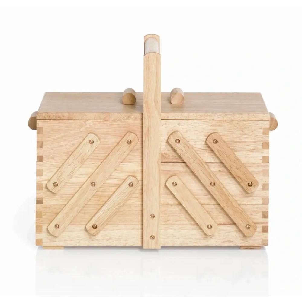 Prym Nähkorb - Nähkasten Holz 36 x 28 x 19 cm (B x H x T)