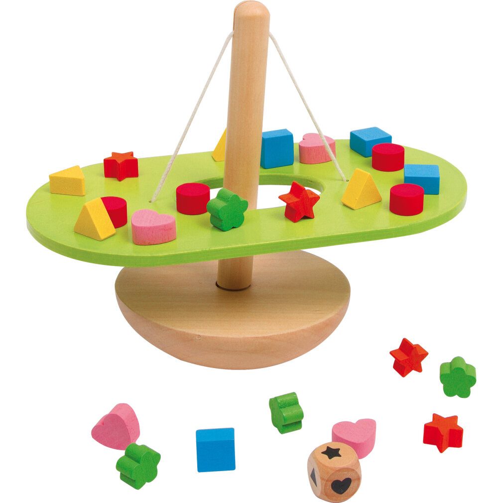 Spiel 3360 Balancierwippe, Geduldsspiel, Geschicklichkeitsspiel aus Holz