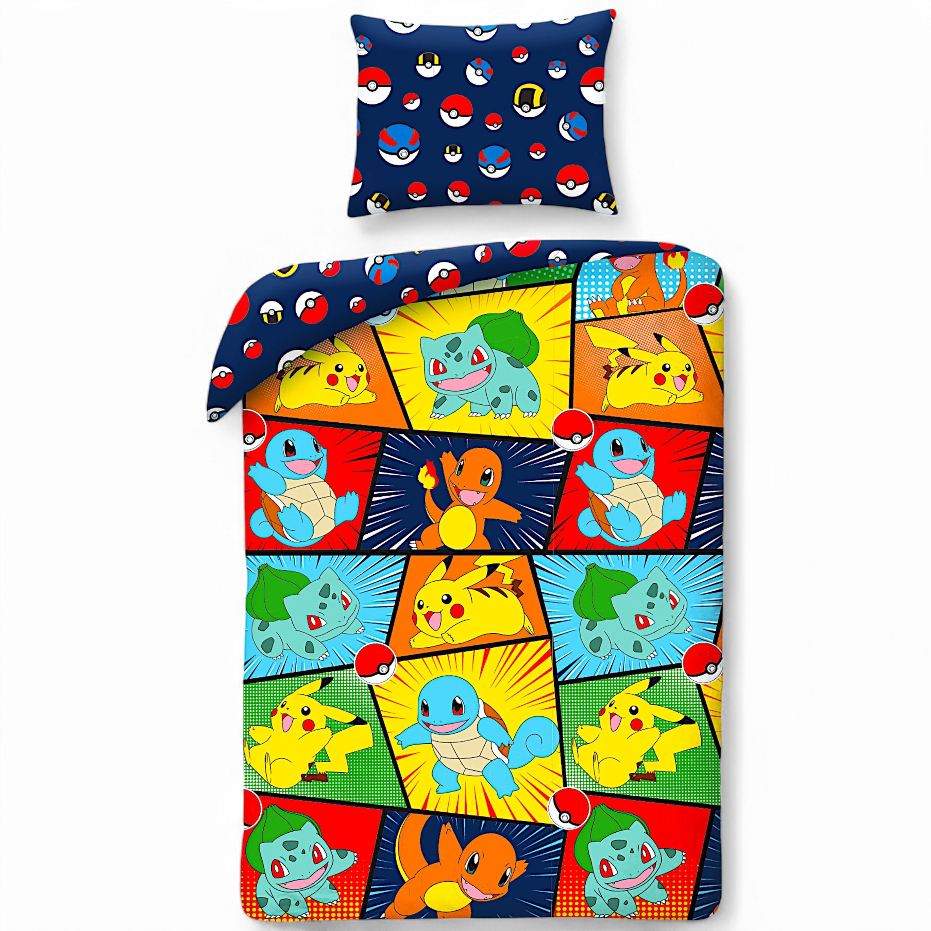 POKÉMON Bettwäsche Pokémon Ball, Baumwolle, 2 günstig online kaufen