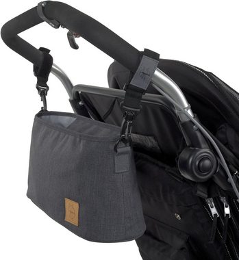 LÄSSIG Kinderwagen-Tasche Glam, Goldie, anthracite, PETA-approved vegan