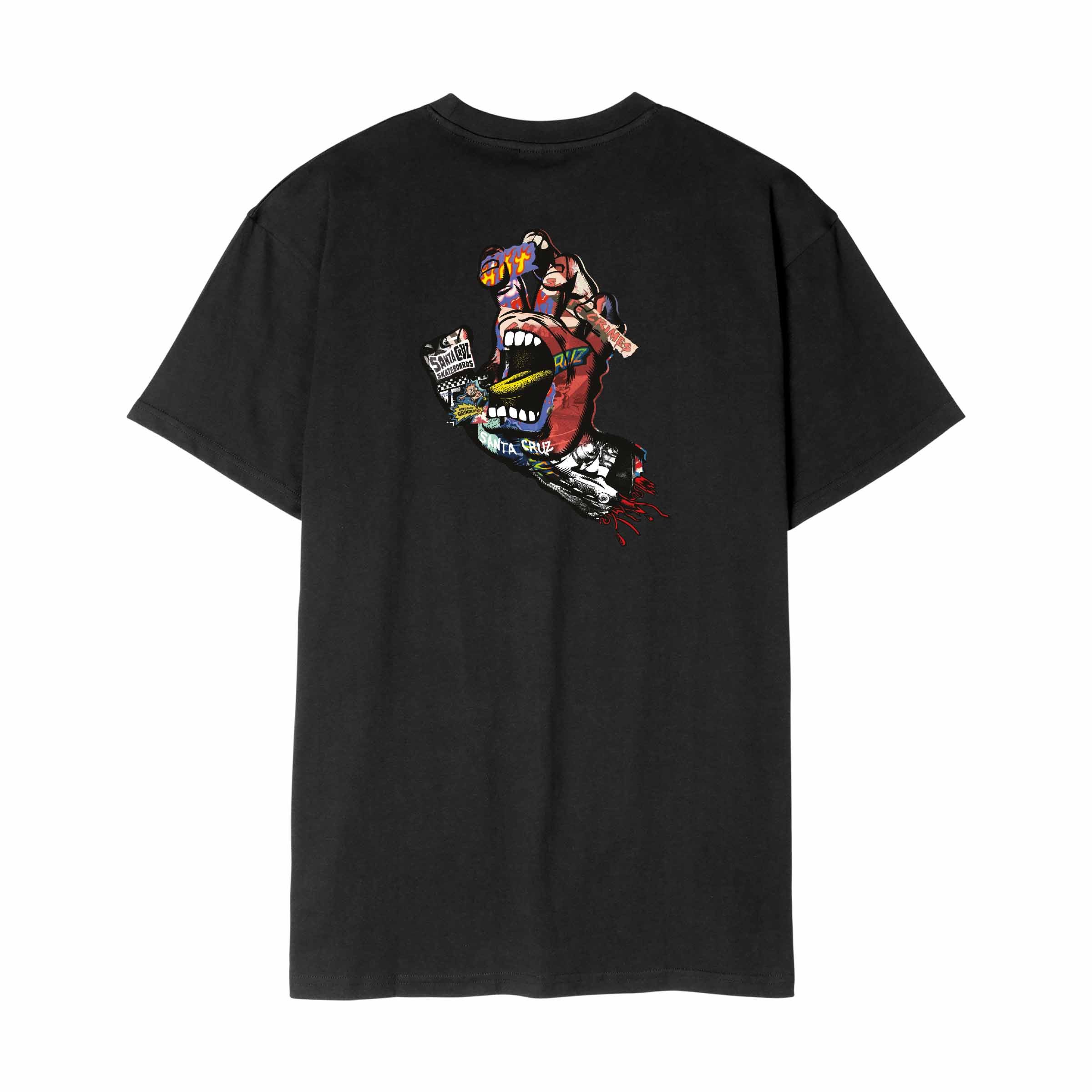 Santa Cruz T-Shirt COLLAGE HAND T-SHIRT für sportliche Aktivitäten, sportli günstig online kaufen