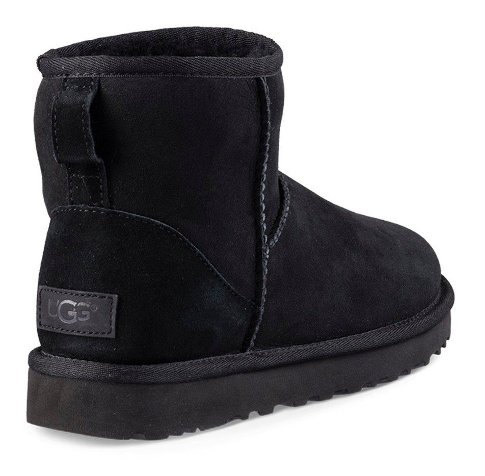 UGG Lammfell, mit Classic schmal Schuhweite Mini schwarz 2 Winterboots