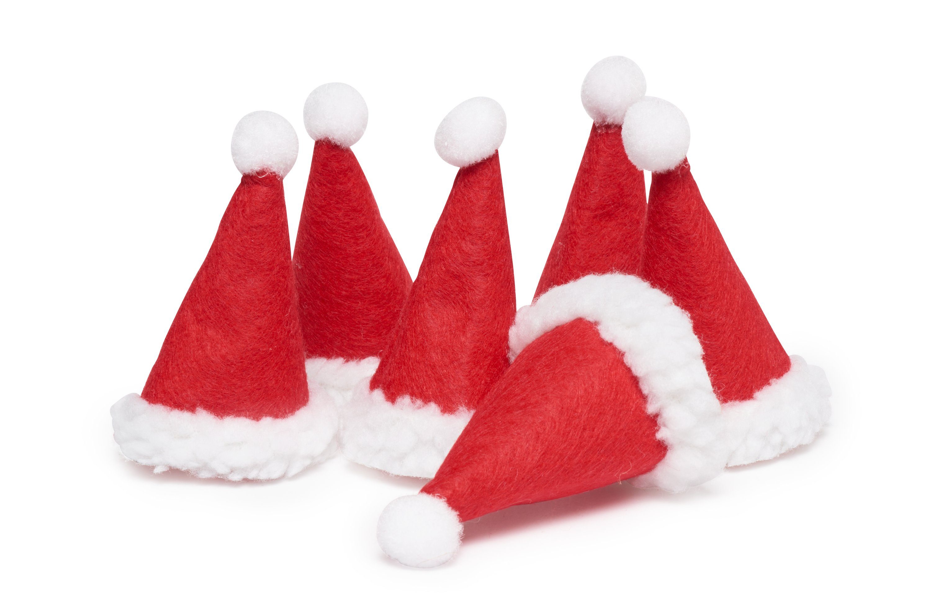 VBS Filzhut Weihnachtsmützen 6 Stück