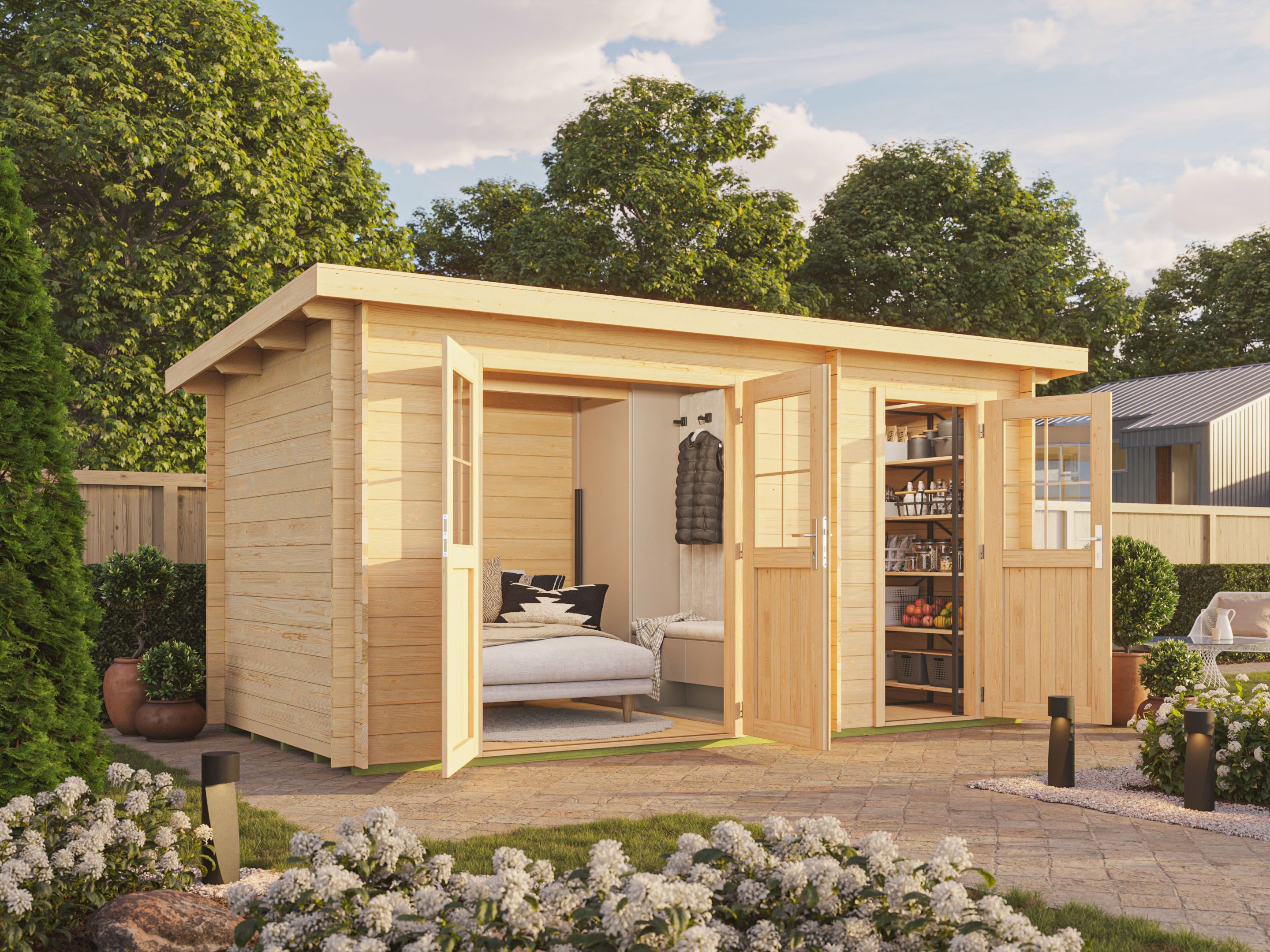 Fjordholz Gartenhaus Ezra 2H