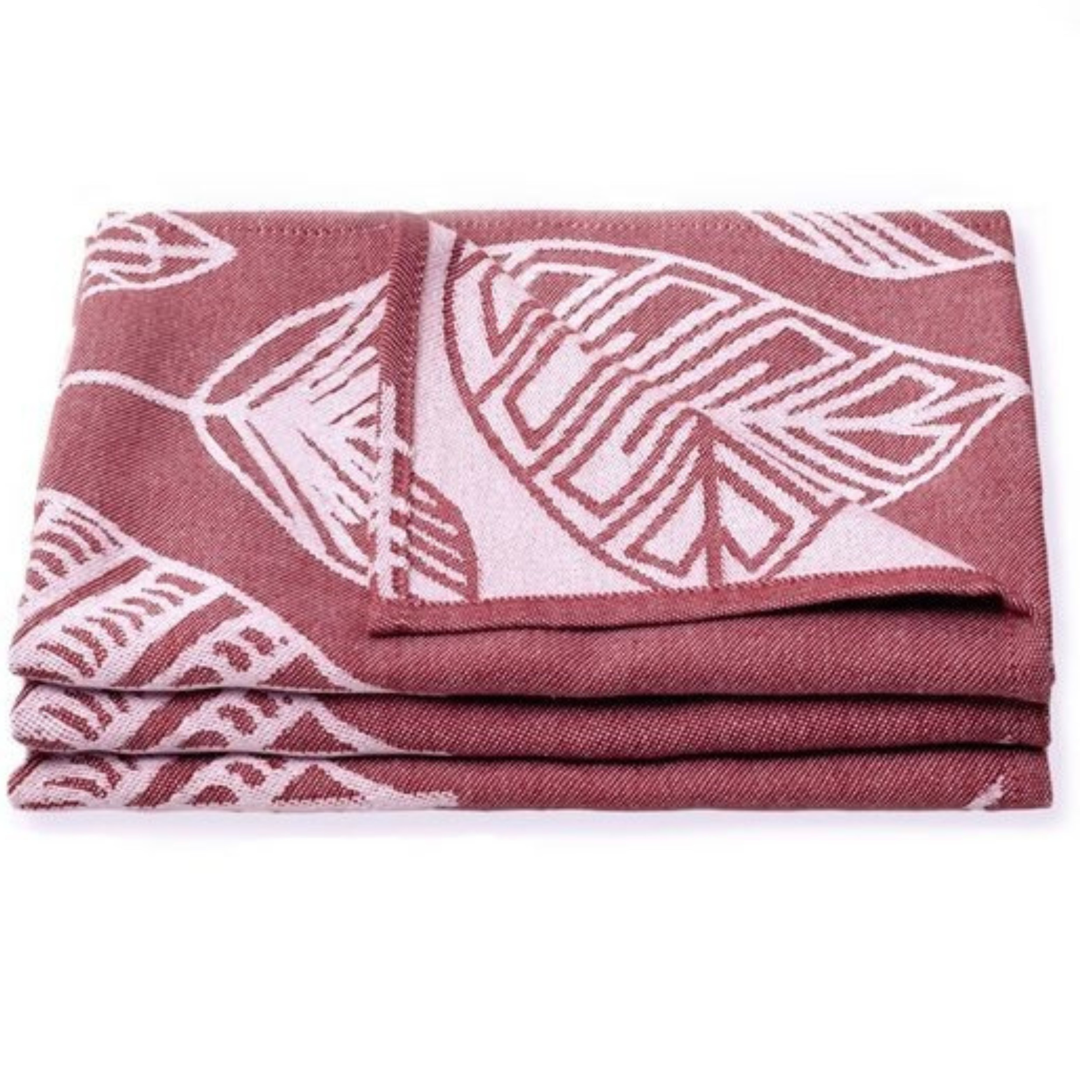 ALARA HOME Geschirrtuch Geschirrtuch Geschirrtücher 100% Baumwolle Trockentuch Küchentücher, (3er Set, Größe 50x70 cm), Rot