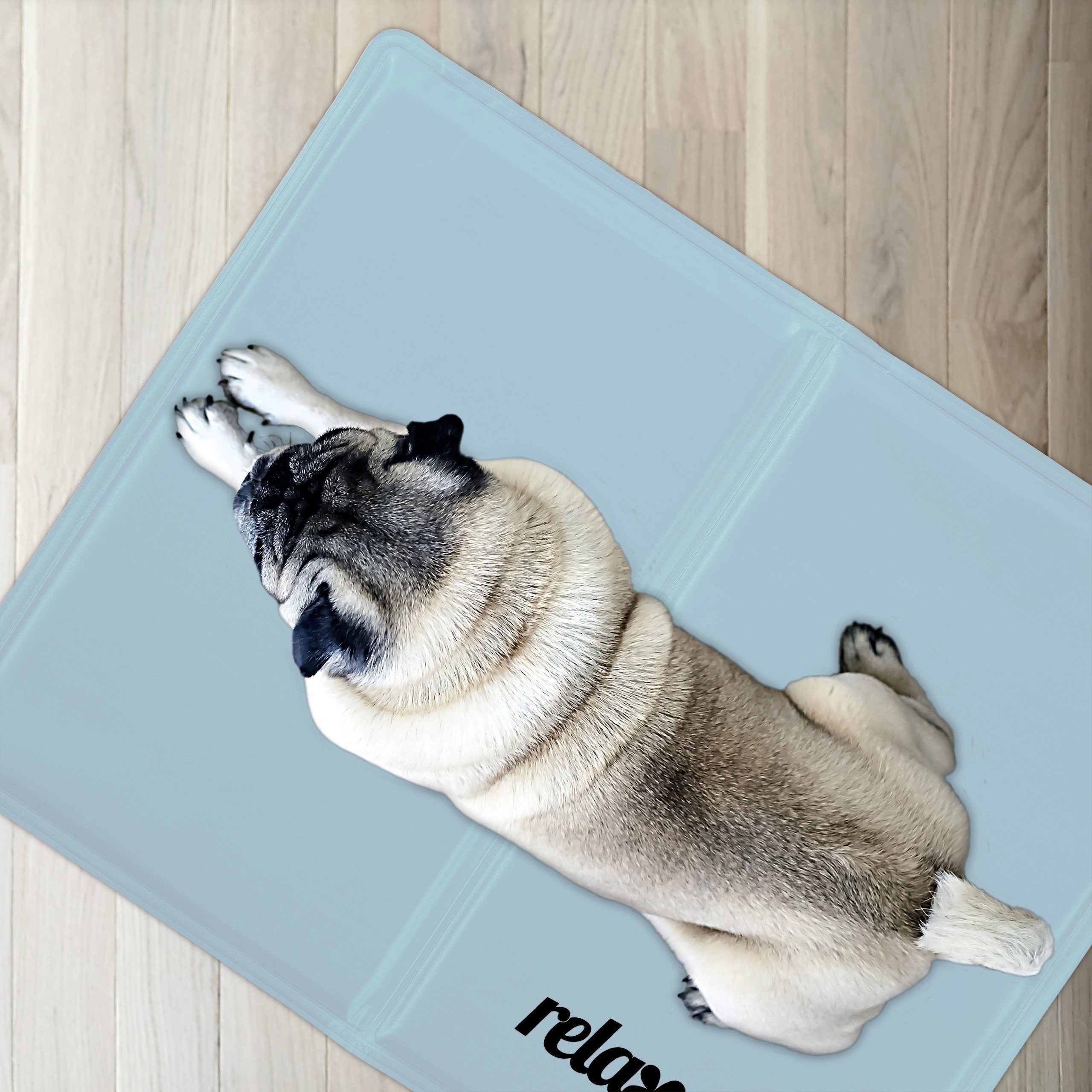 relaxdays Hundematte Kühlmatte Hund grau, 40 günstig online kaufen