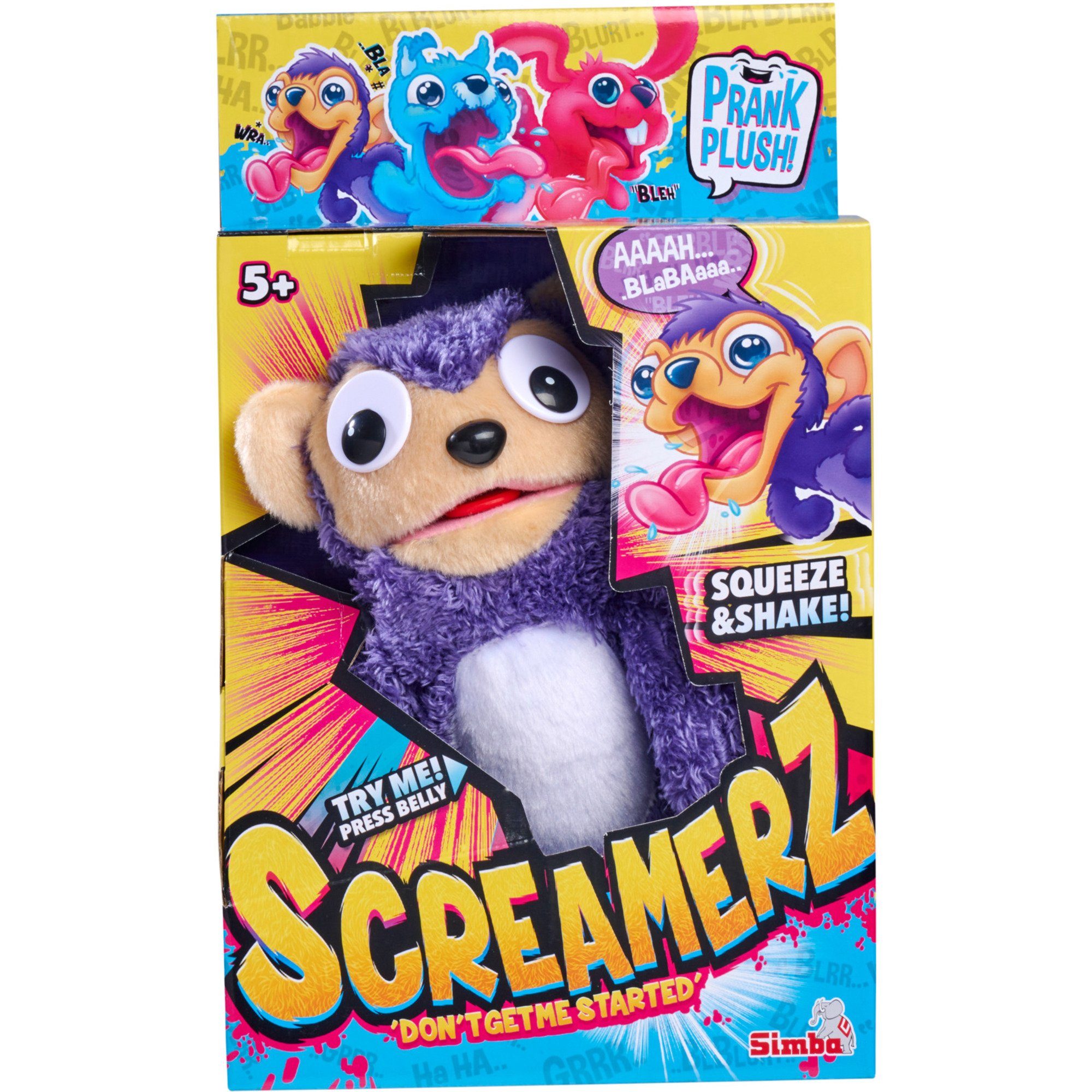 SIMBA Kuscheltier Simba ScreamerZ Affe, Kuscheltier