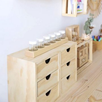 Astigarraga Kit Line Organizer Schubladenblock 21x28x20 cm, Kleiner Organizer aus Holz