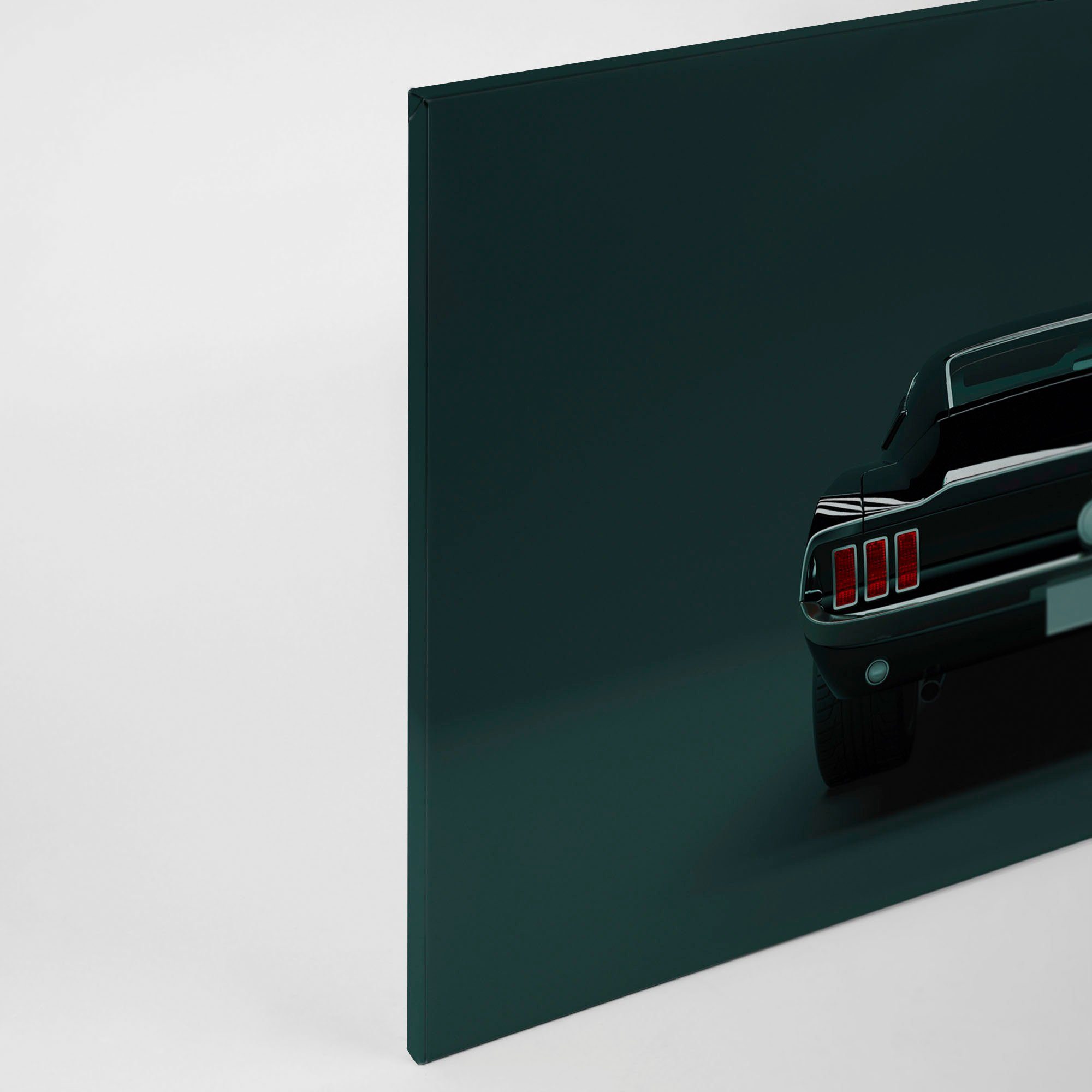 A.S. Création Leinwandbild mustang 3, Auto, Kinder, Kunst (1 St), Keilrahmen Bild Oldtimer Auto Leinwand-Bild Wohnzimmer modern Wandbild