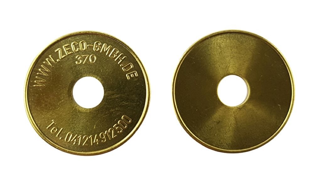 Thumbnail - Schellcount Notizblock Waschmarke Zeco370 WM2 kompatibel mit Miele 1699370, VE=10 Wertmarke