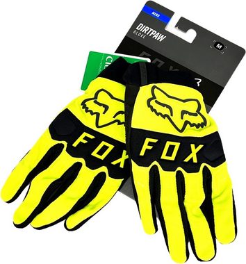 Fox Racing Motorradhandschuhe Fox Dirtpaw Glove Handschuhe neon gelb XL