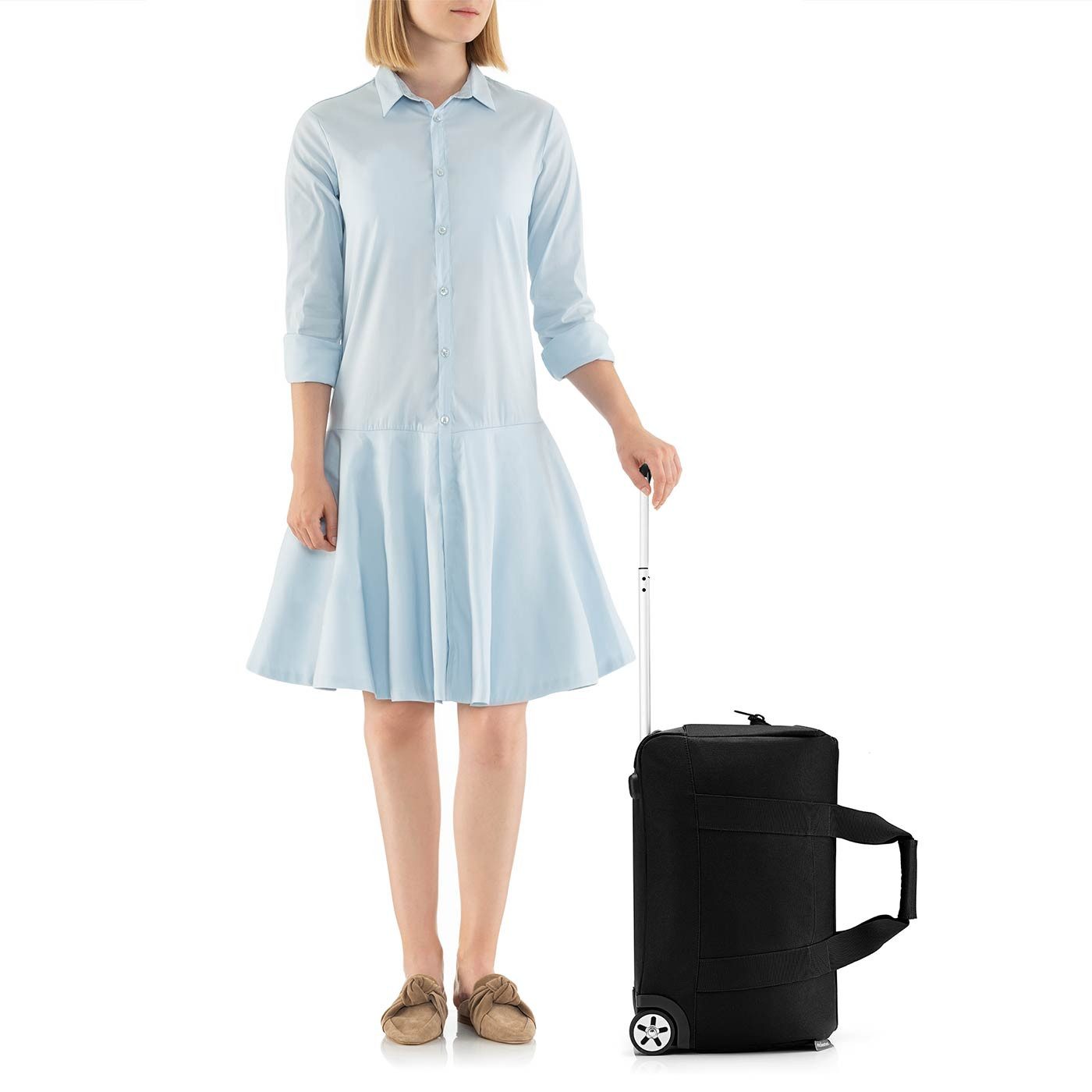 REISENTHEL® Einkaufstrolley allrounder trolley, 30 l, Rollbare Reisetasche mit Teleskopstange und großer Öffnung