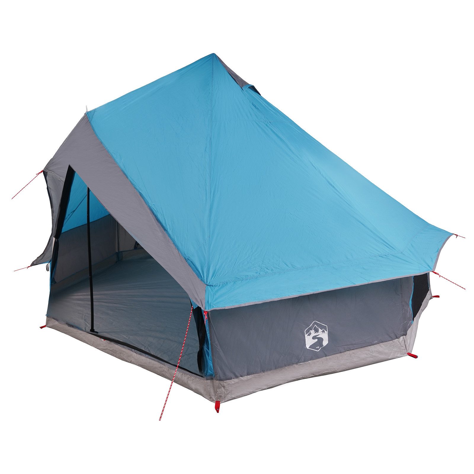 Tipi-Zelt Familienzelt Tipi Blau 8-Personen wasserdicht