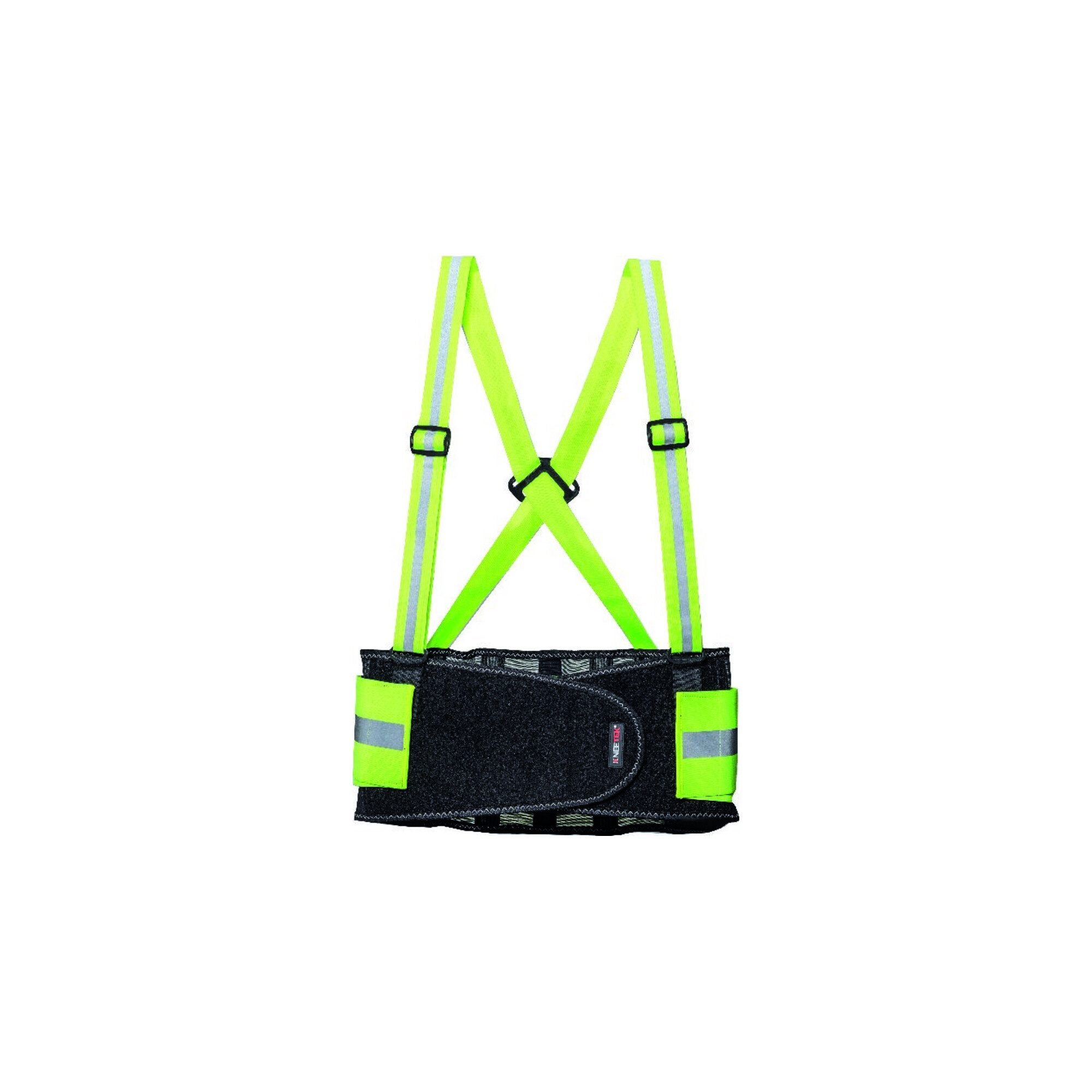 Kneetek Fallschutz-Schlinge Kneetek Rückenstützgurt High-Vis, gelb, Typ: XL