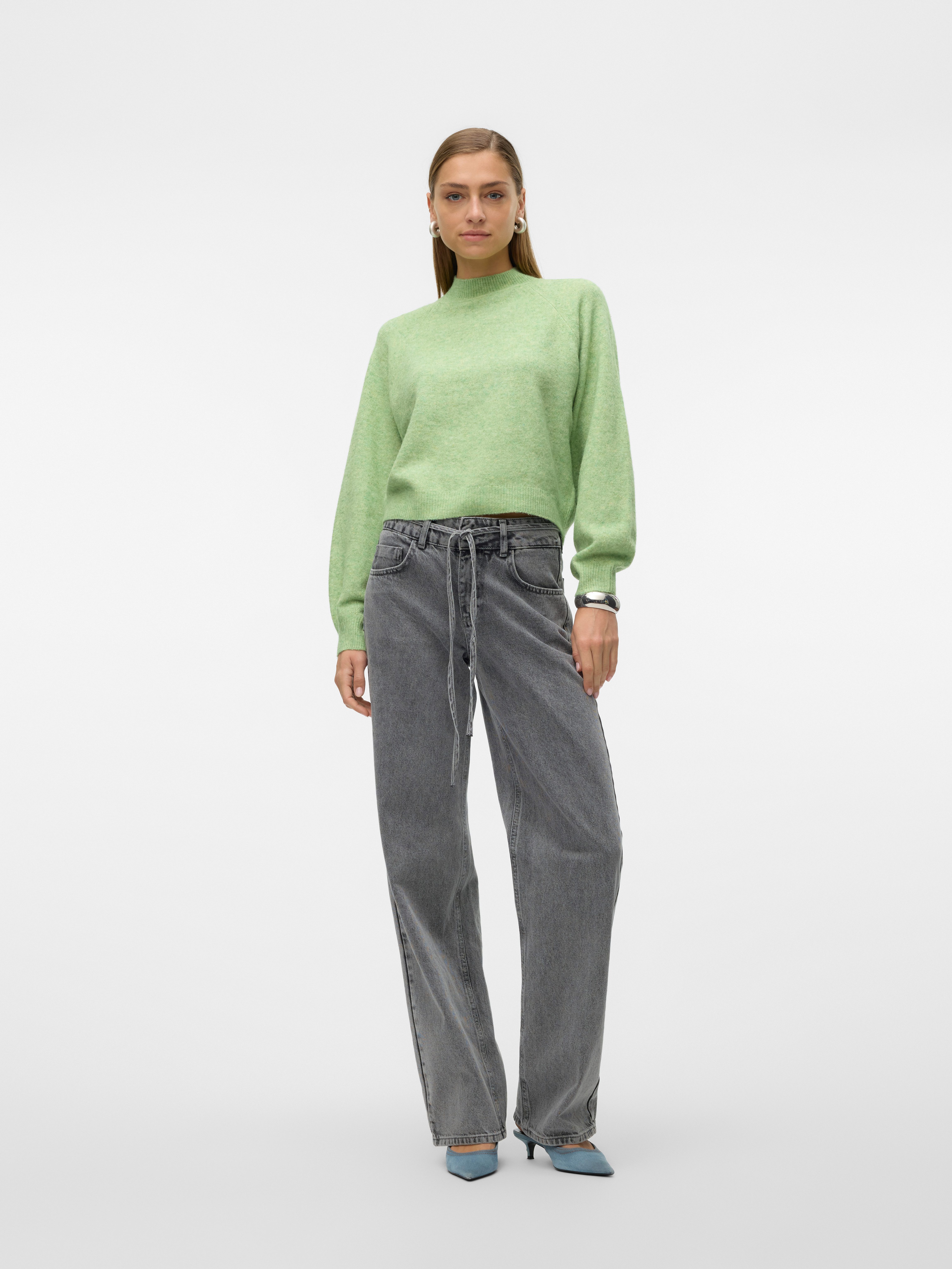 VMLEAF Pullover | Helles Türkis | Vero Moda
