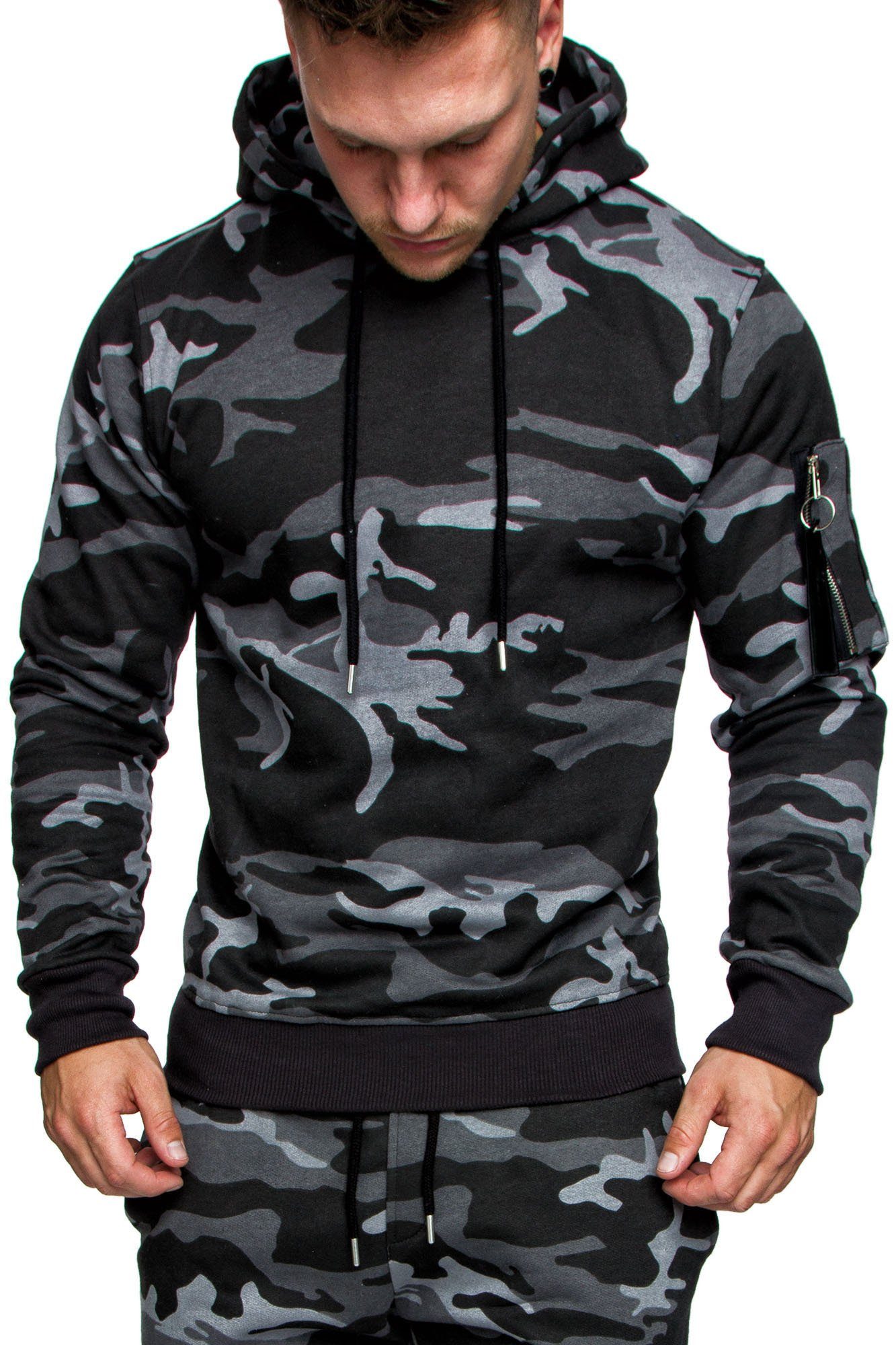 REPUBLIX Kapuzenpullover AIDEN Herren Cargo Hoodie günstig online kaufen
